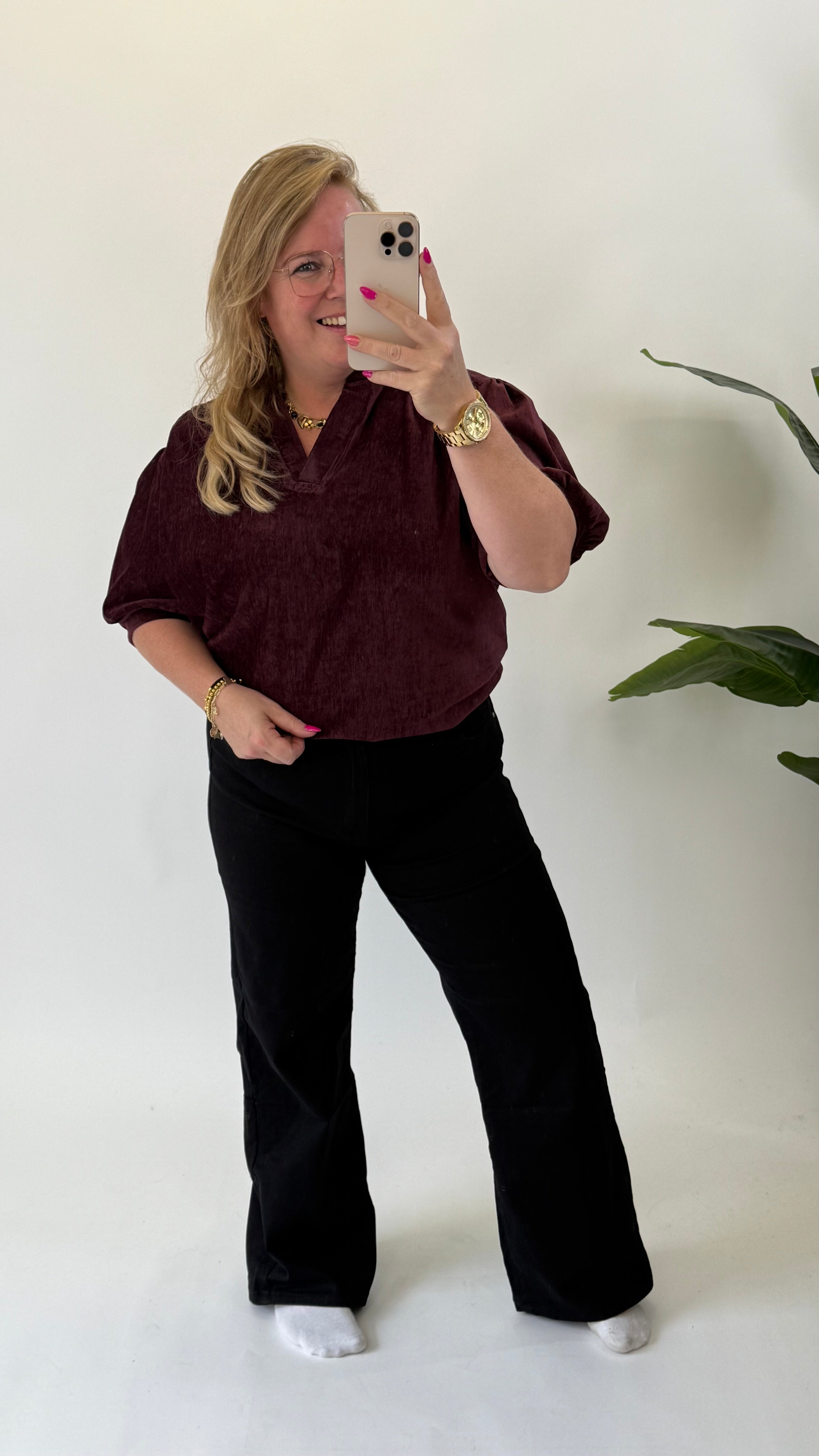 MOM WIDE LEG JEANS MERK GOODIES DJ2456 (40 bis 48) - GRAU