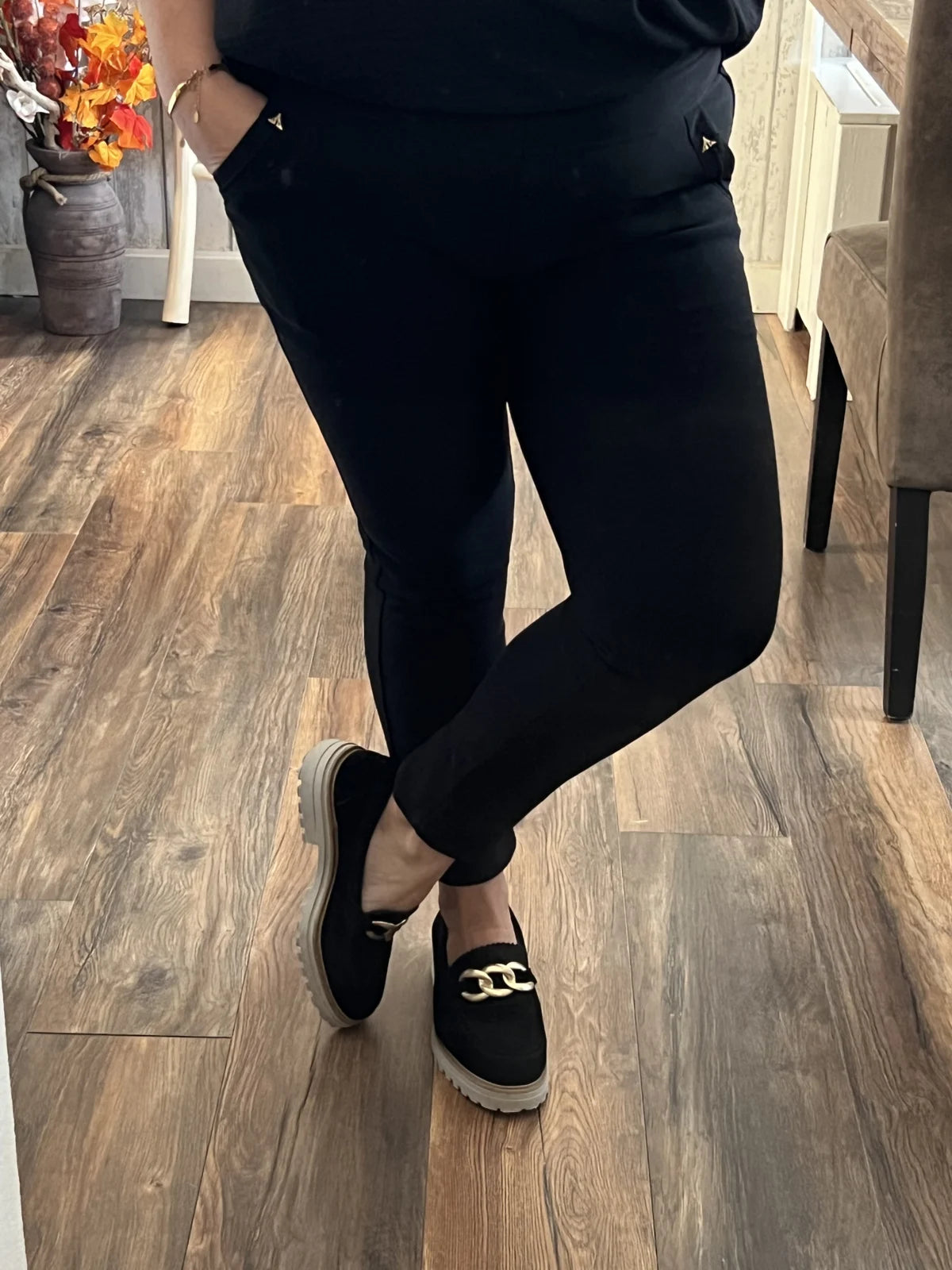 DAMEN-REISEHOSE - SCHWARZ