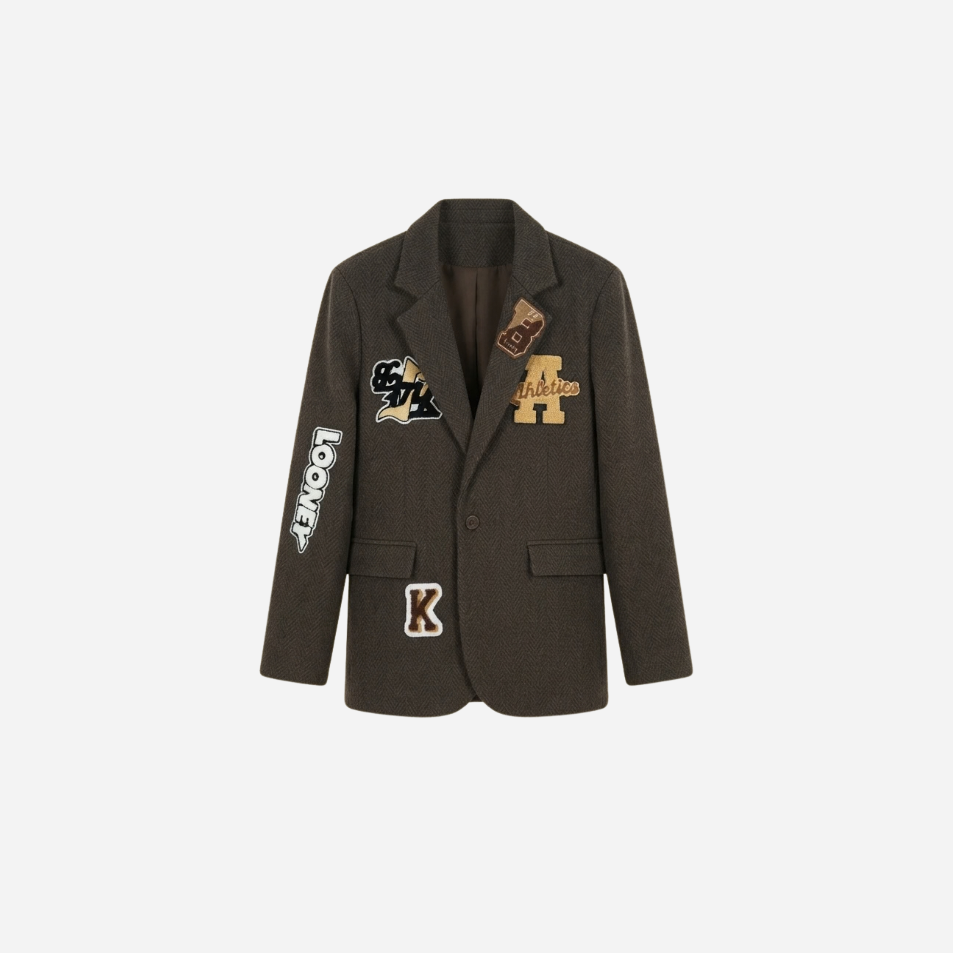 VISGRAAT BLAZER ESPRESSO