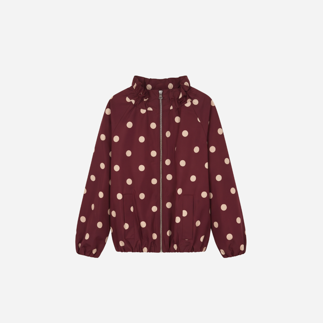 DOTS WINDJACK BURGUNDY