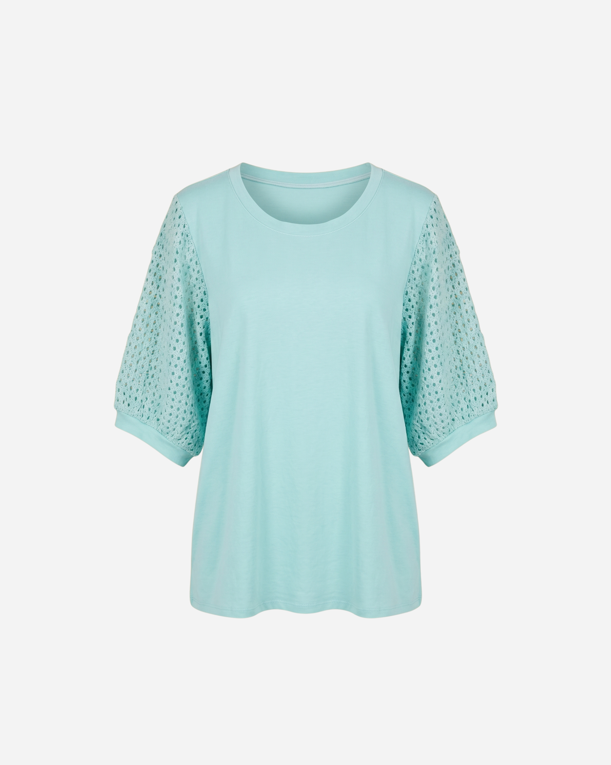 GEHAAKTE BALLON MOUW SHIRT - 2062
