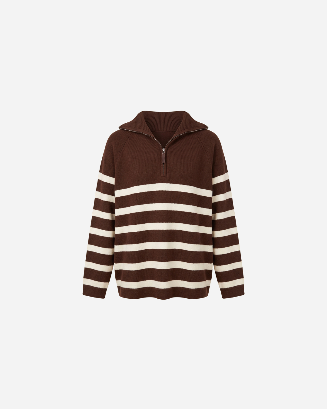 STREEP KNIT ESPRESSO/OFFWHITE