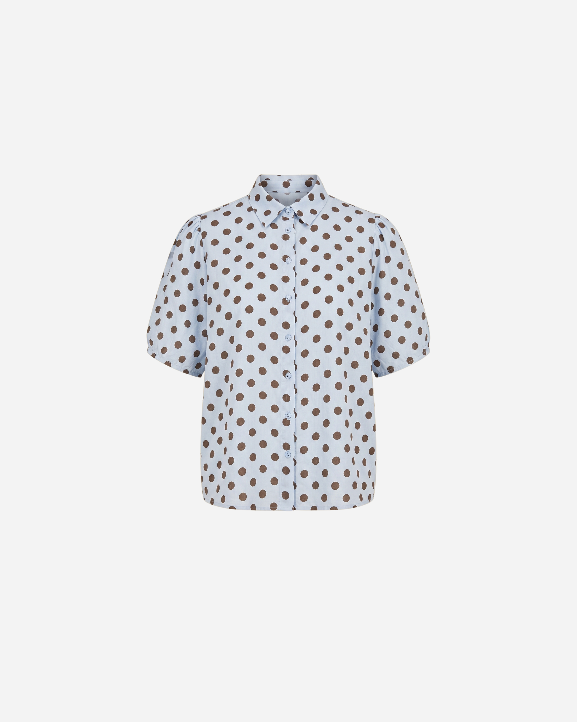 KATOENEN DOTS BLOUSE - 2066