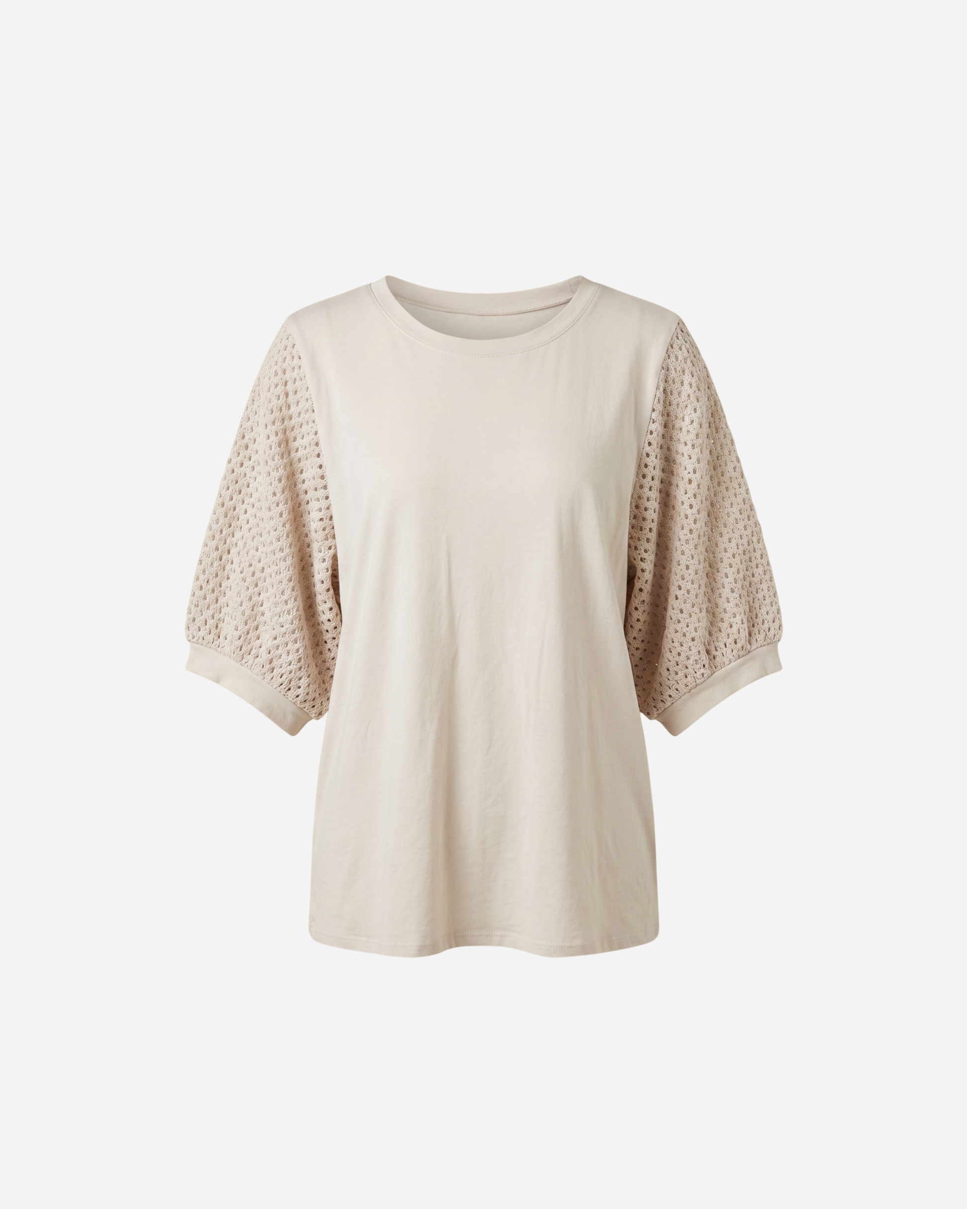 GEHAAKTE BALLON MOUW SHIRT - 2062