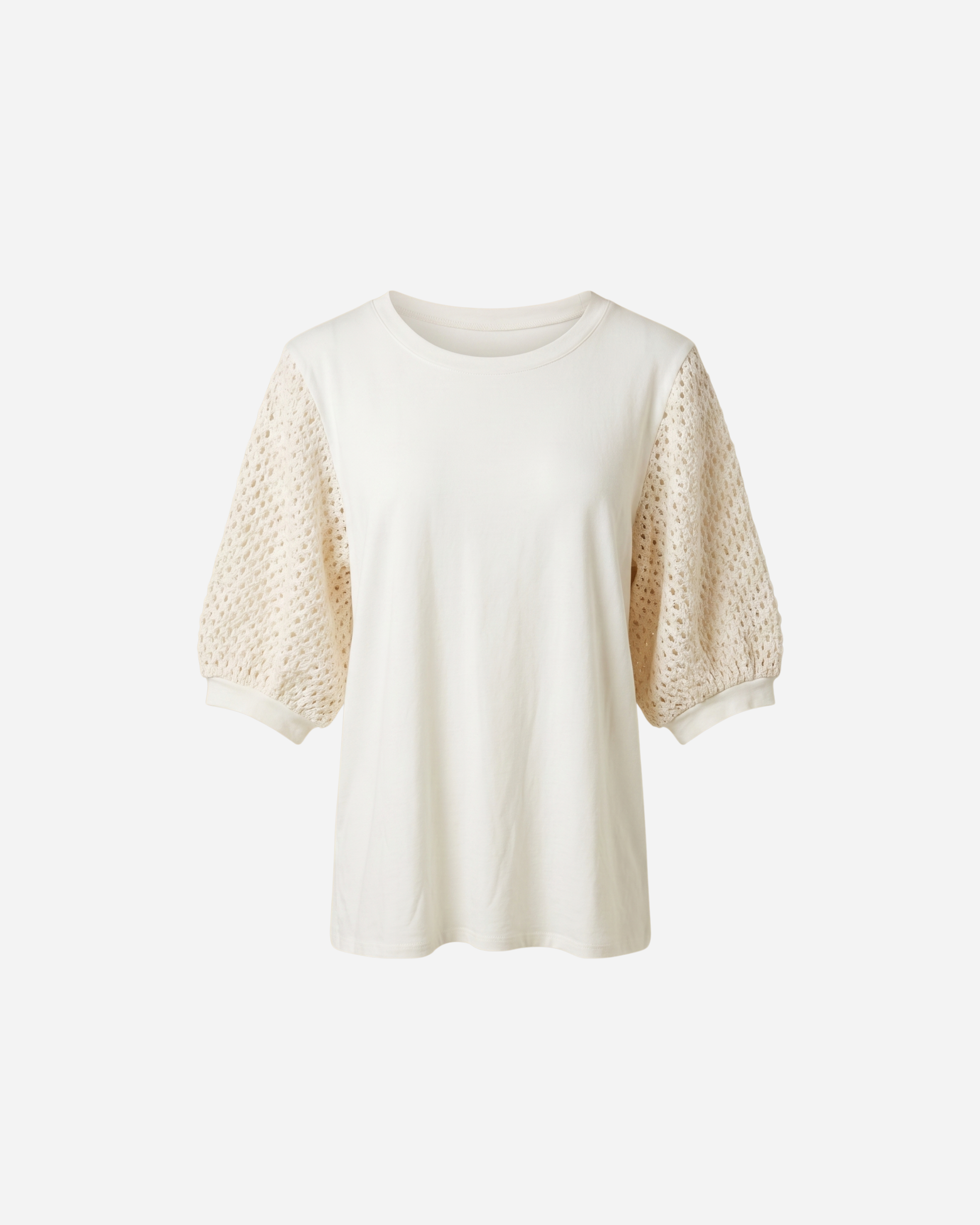 GEHAAKTE BALLON MOUW SHIRT - 2062