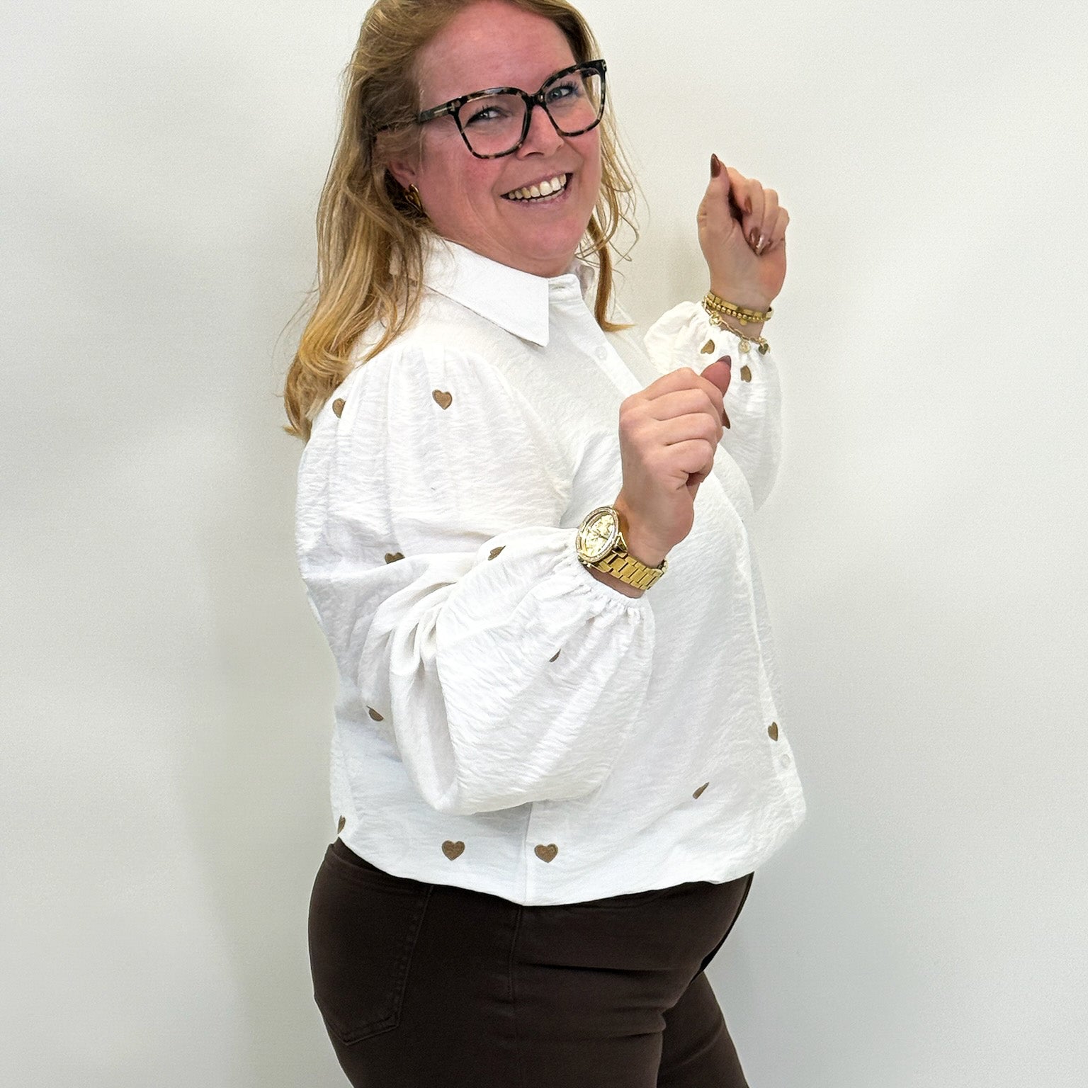 HARTJES VISCOSE BLOUSE  - 1864