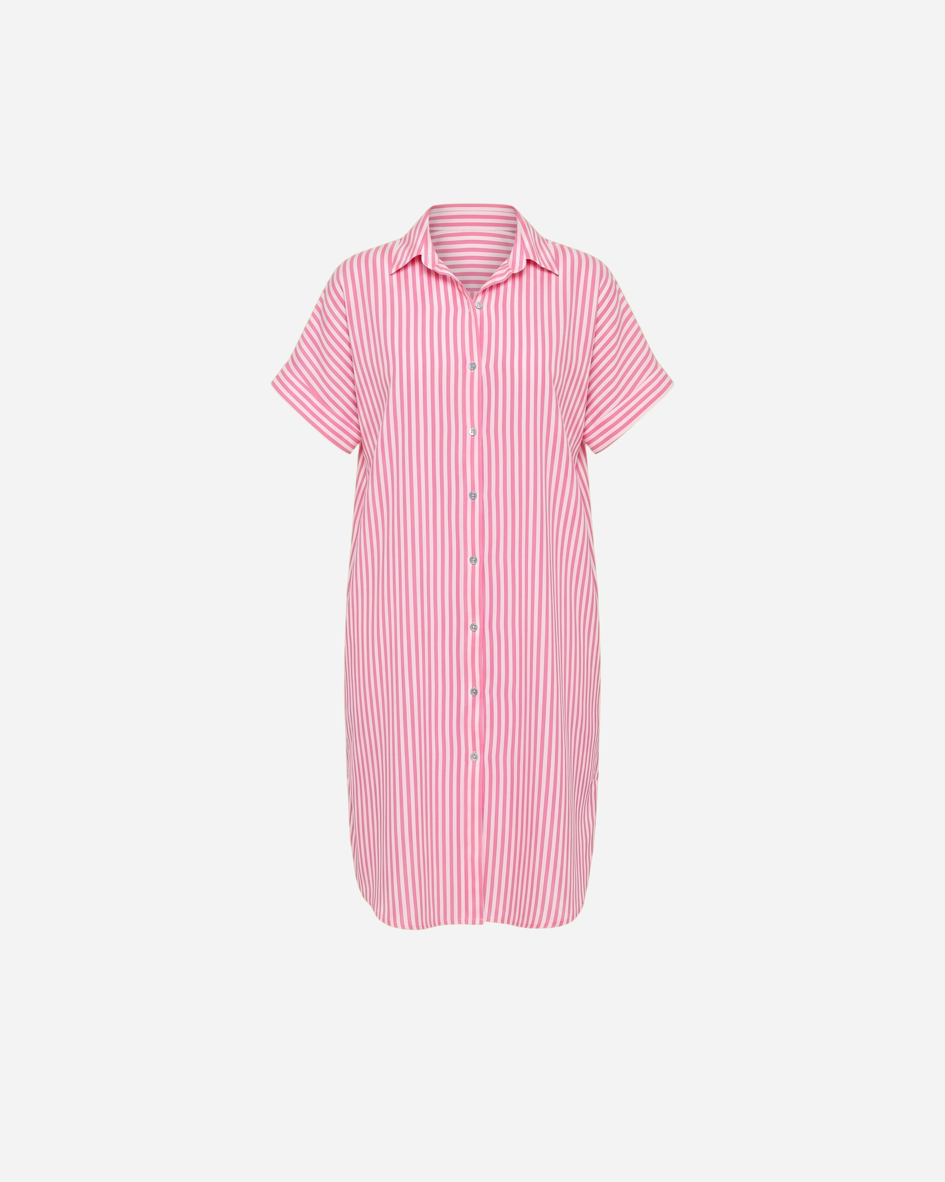 MOUSSELINE STREEP BLOUSE JURK - 2101