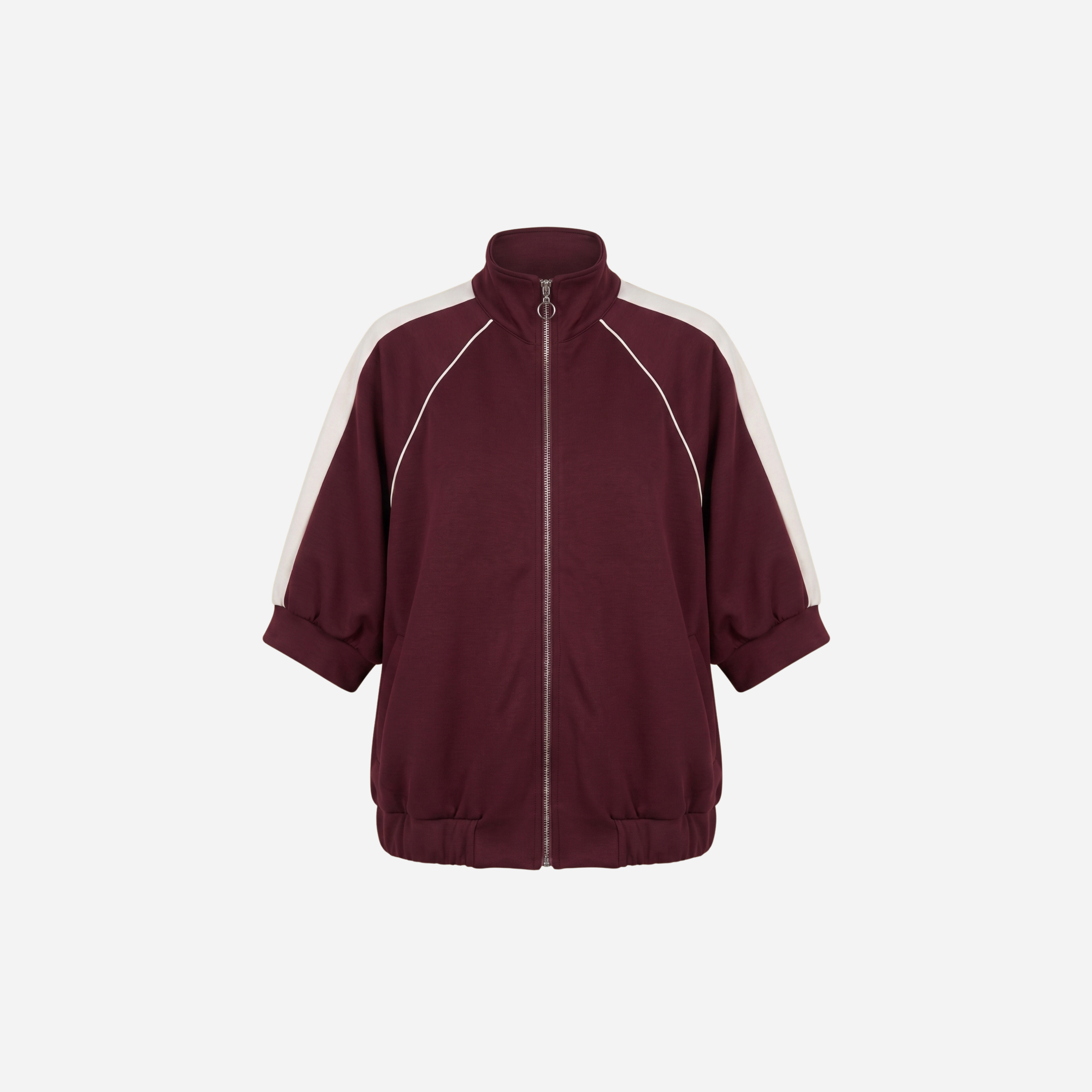 SPORTI BOMBER VEST BURGUNDY