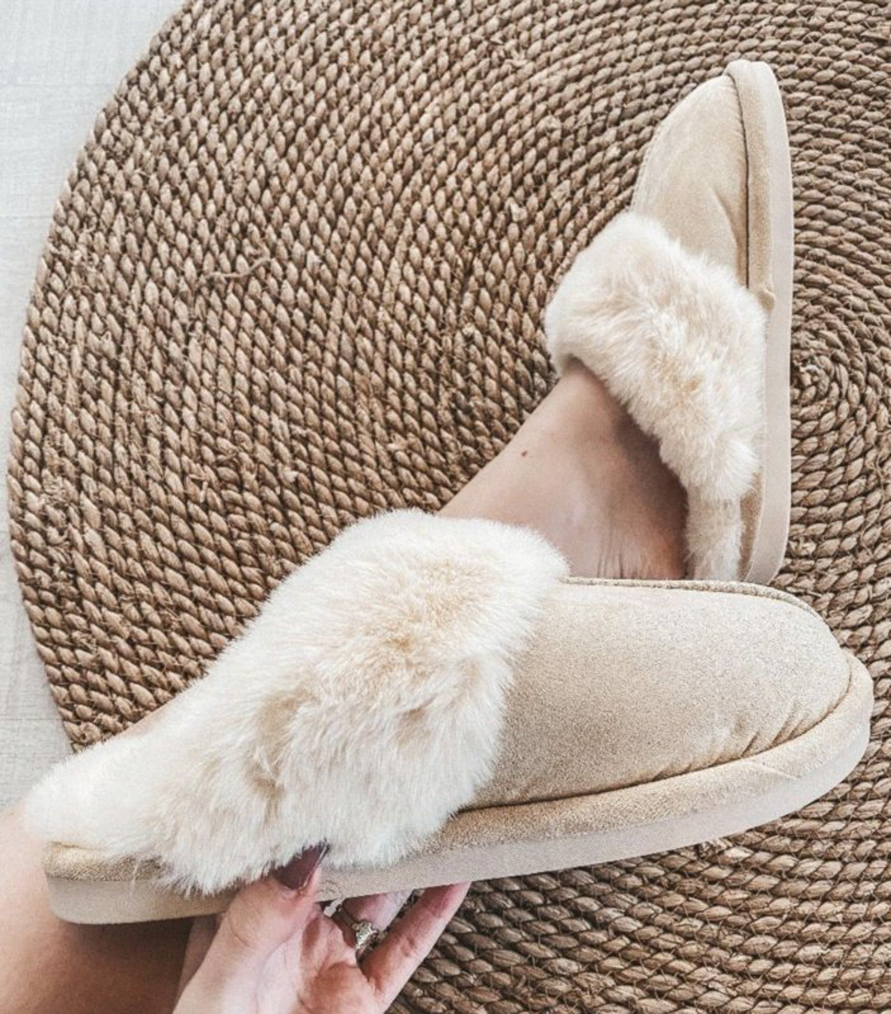 Pantoffel ARIA - BEIGE