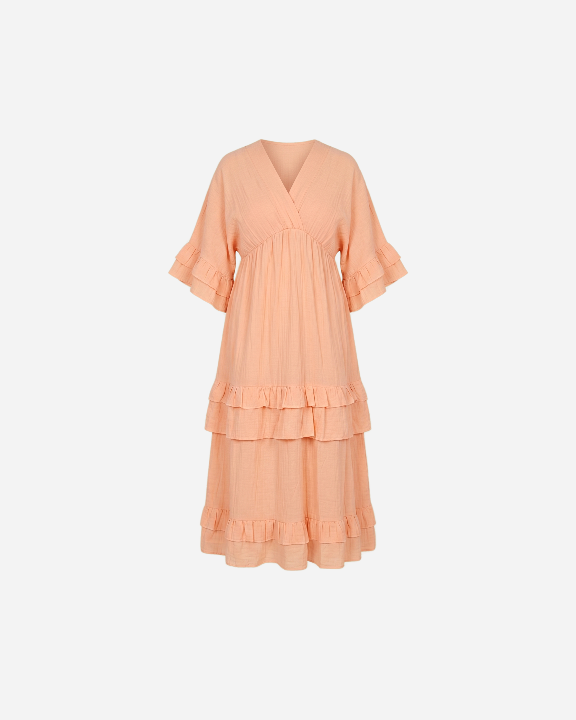 CHIC JURK MET RUFFELMOUW - 2070