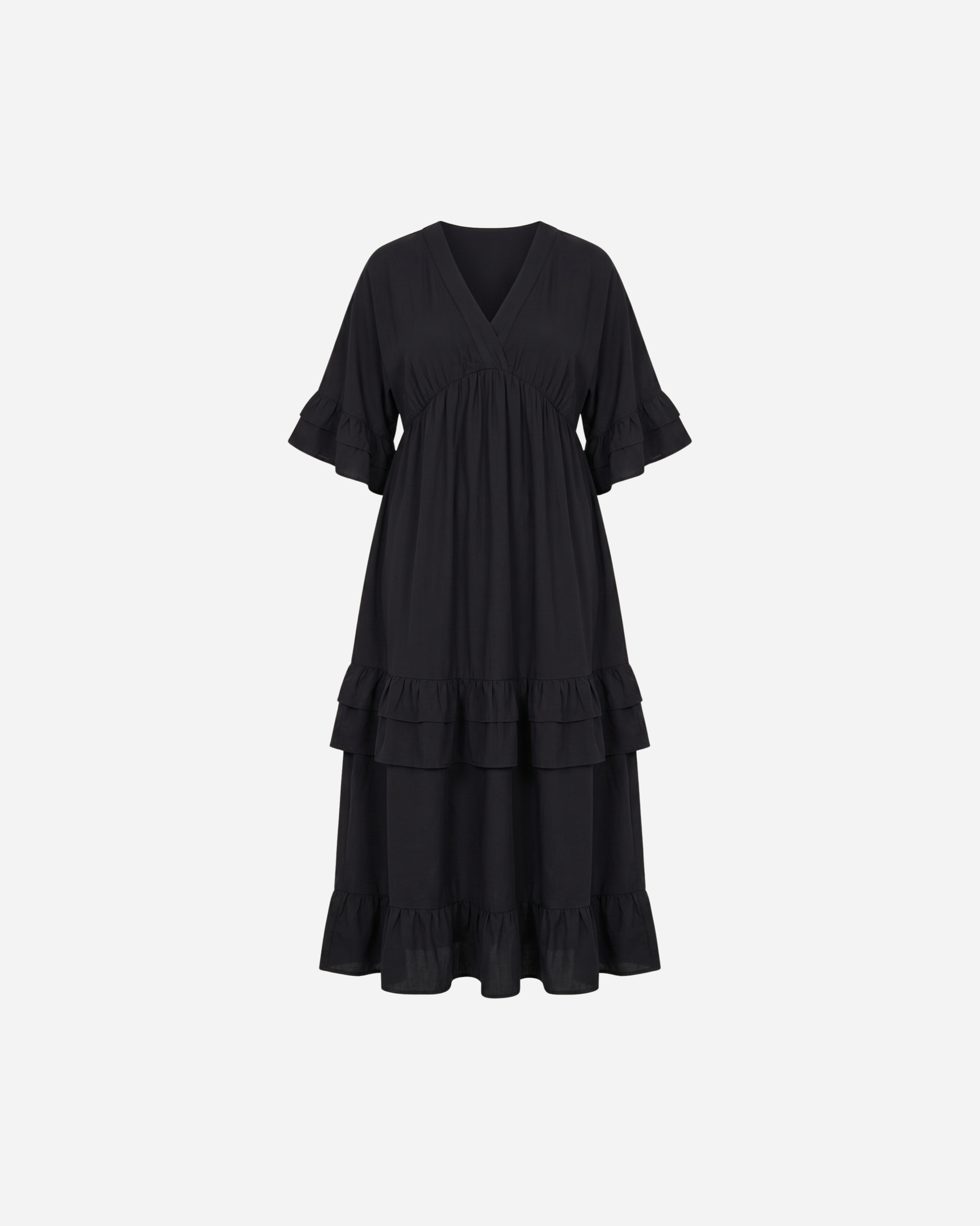 CHIC JURK MET RUFFELMOUW - 2070