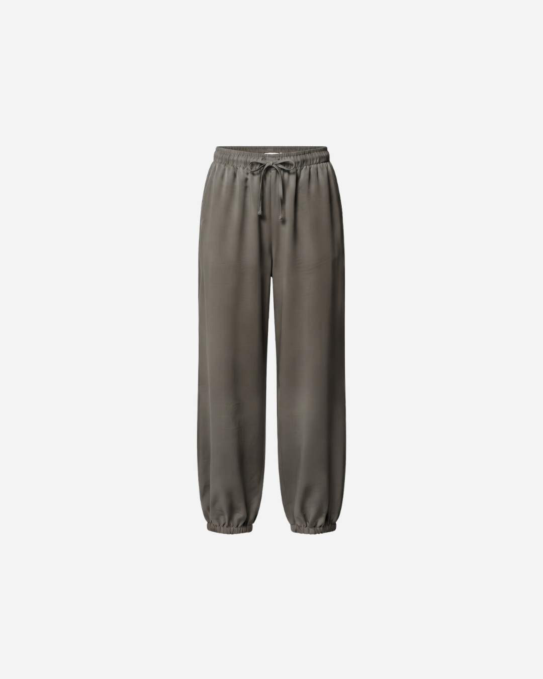 SILK LOOK BROEK ARMY