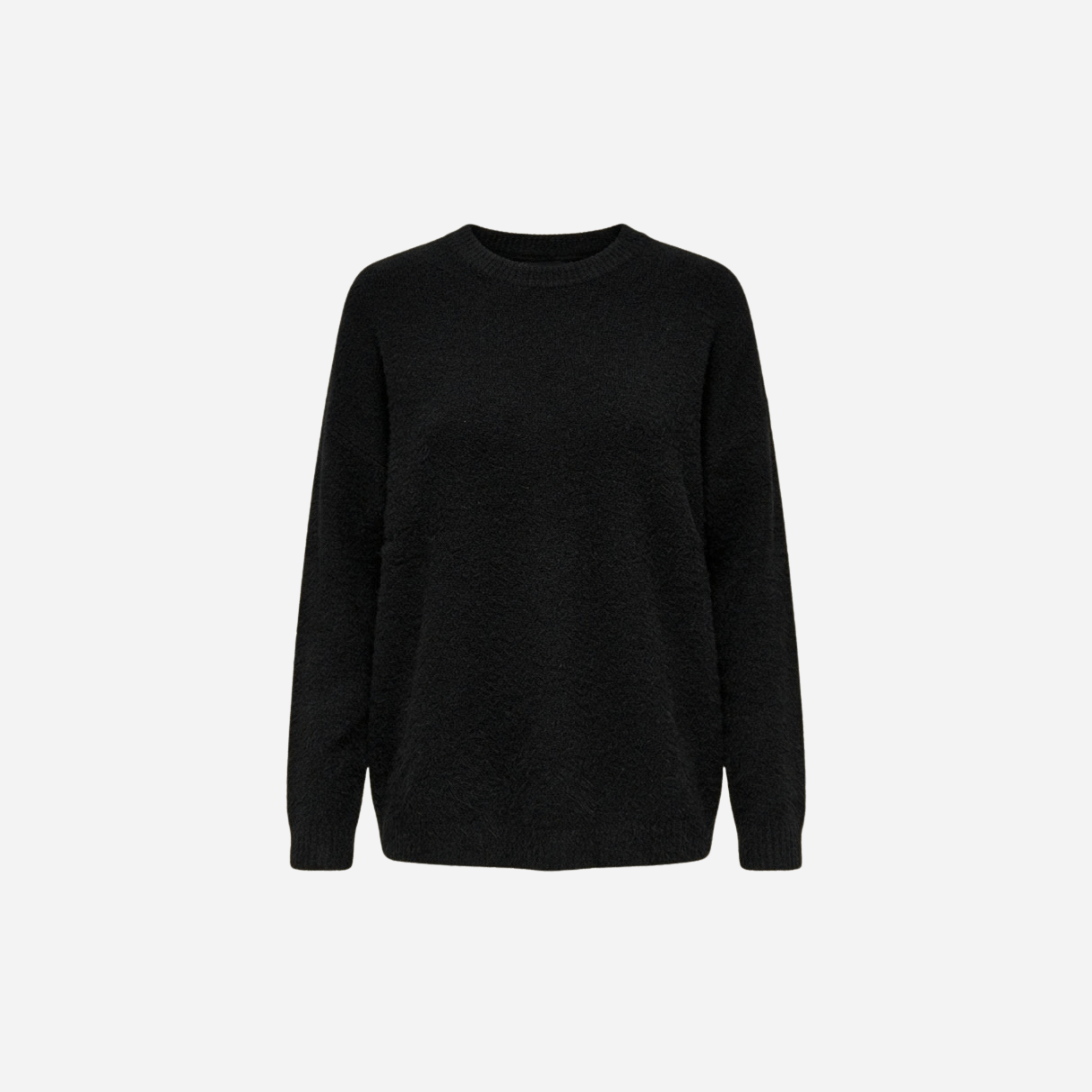 OVERSIZED ZACHTE TRUI ZWART