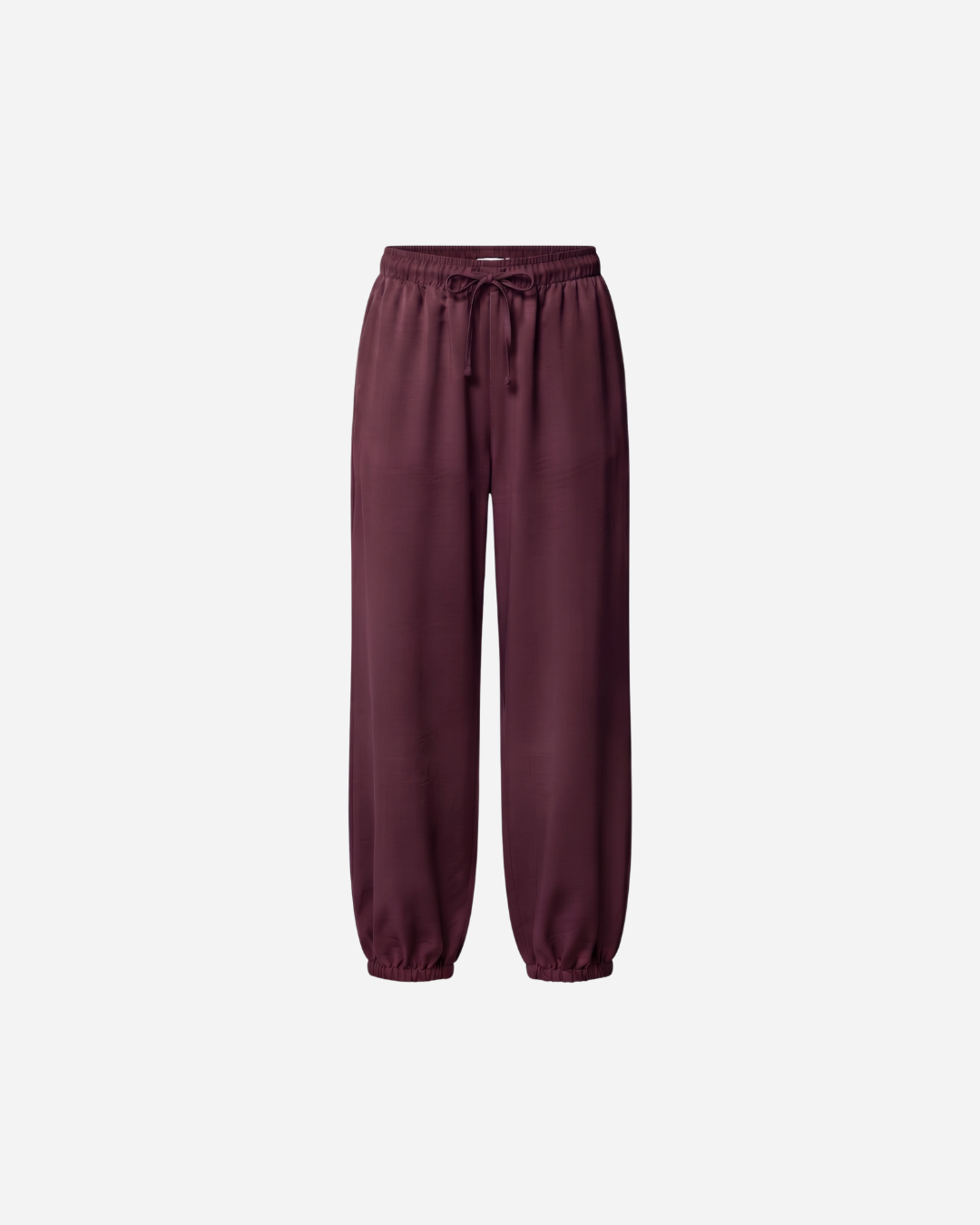 SILK LOOK BROEK BURGUNDY