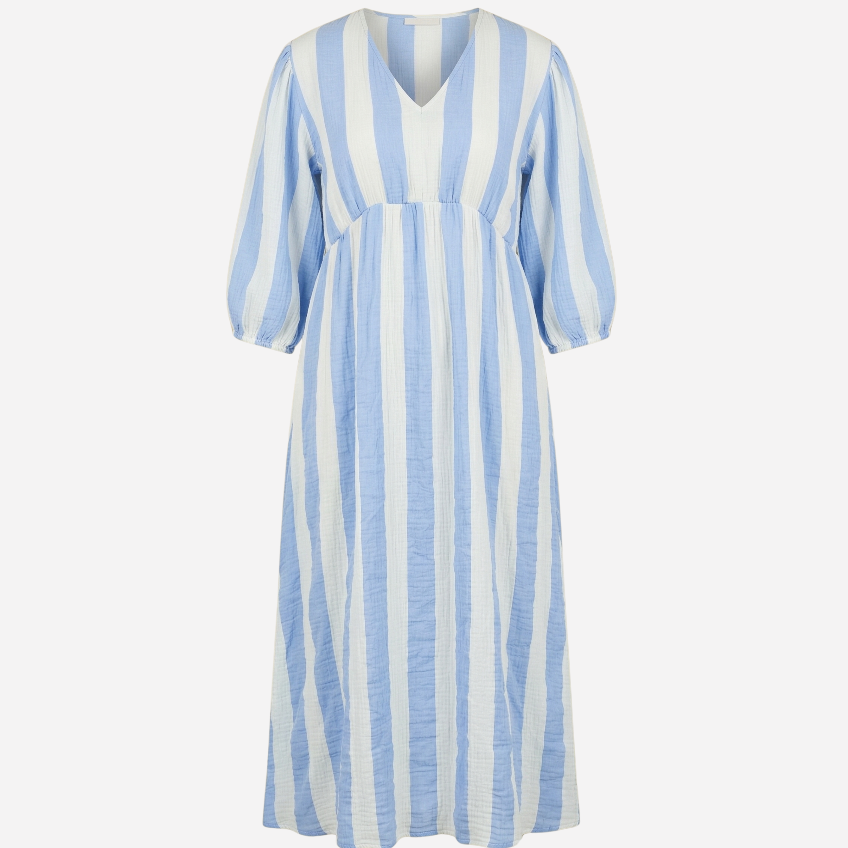 KATOENEN MAXI JURK STREEP - 2089