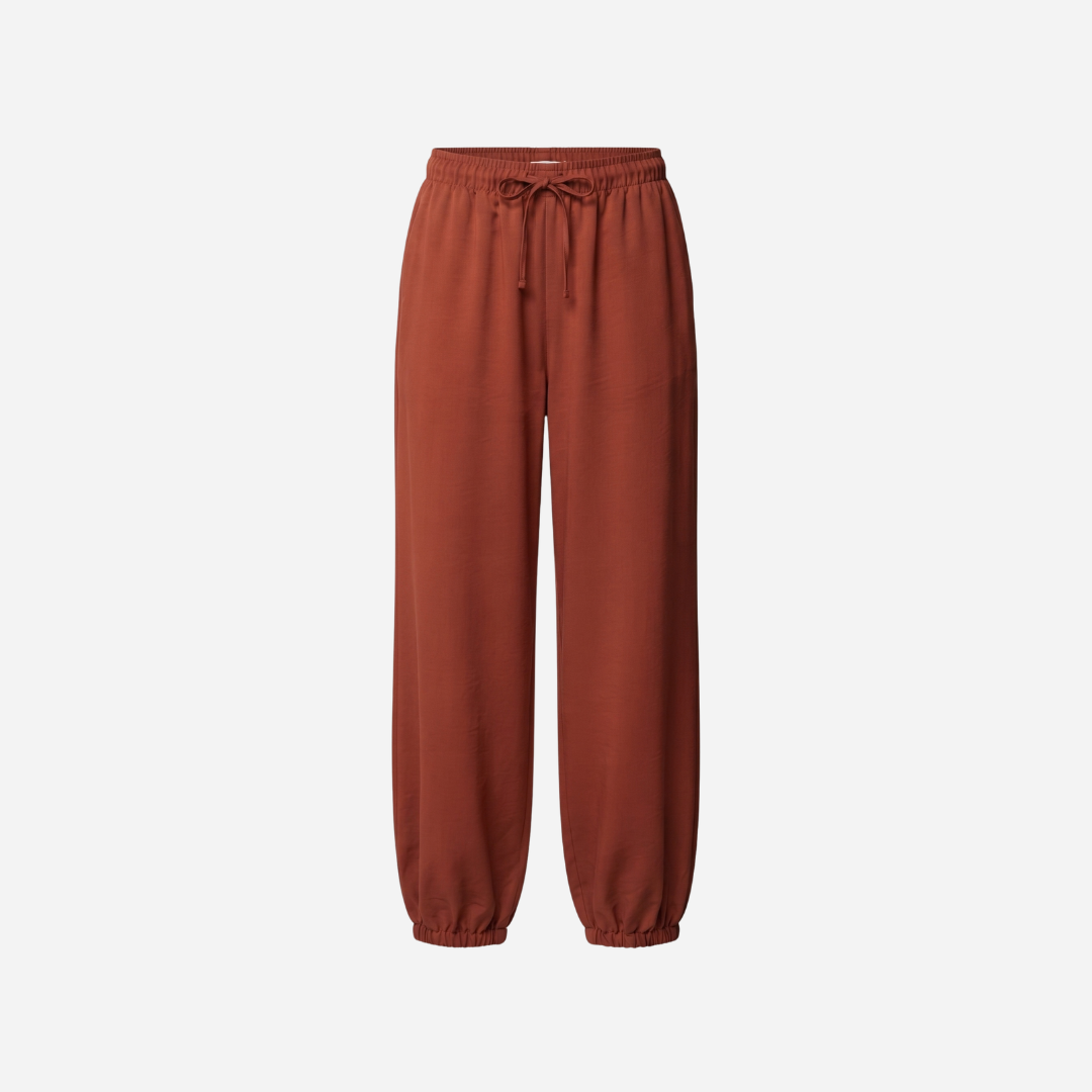 SILK LOOK BROEK BRICK