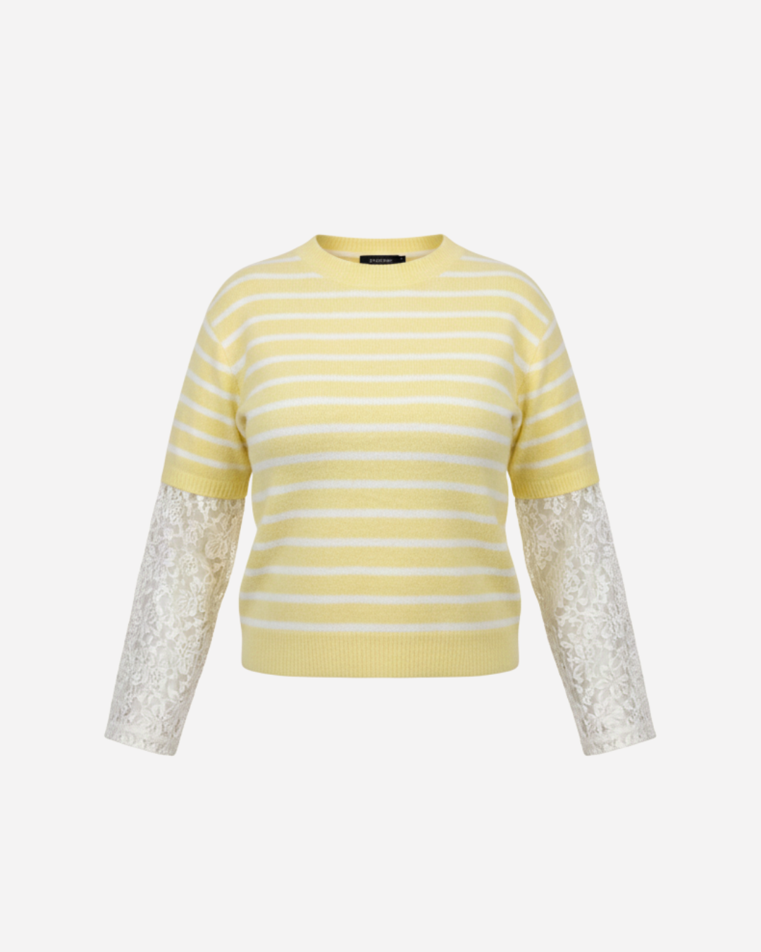 SWEATER TOP MET LACE MOUW - 1930