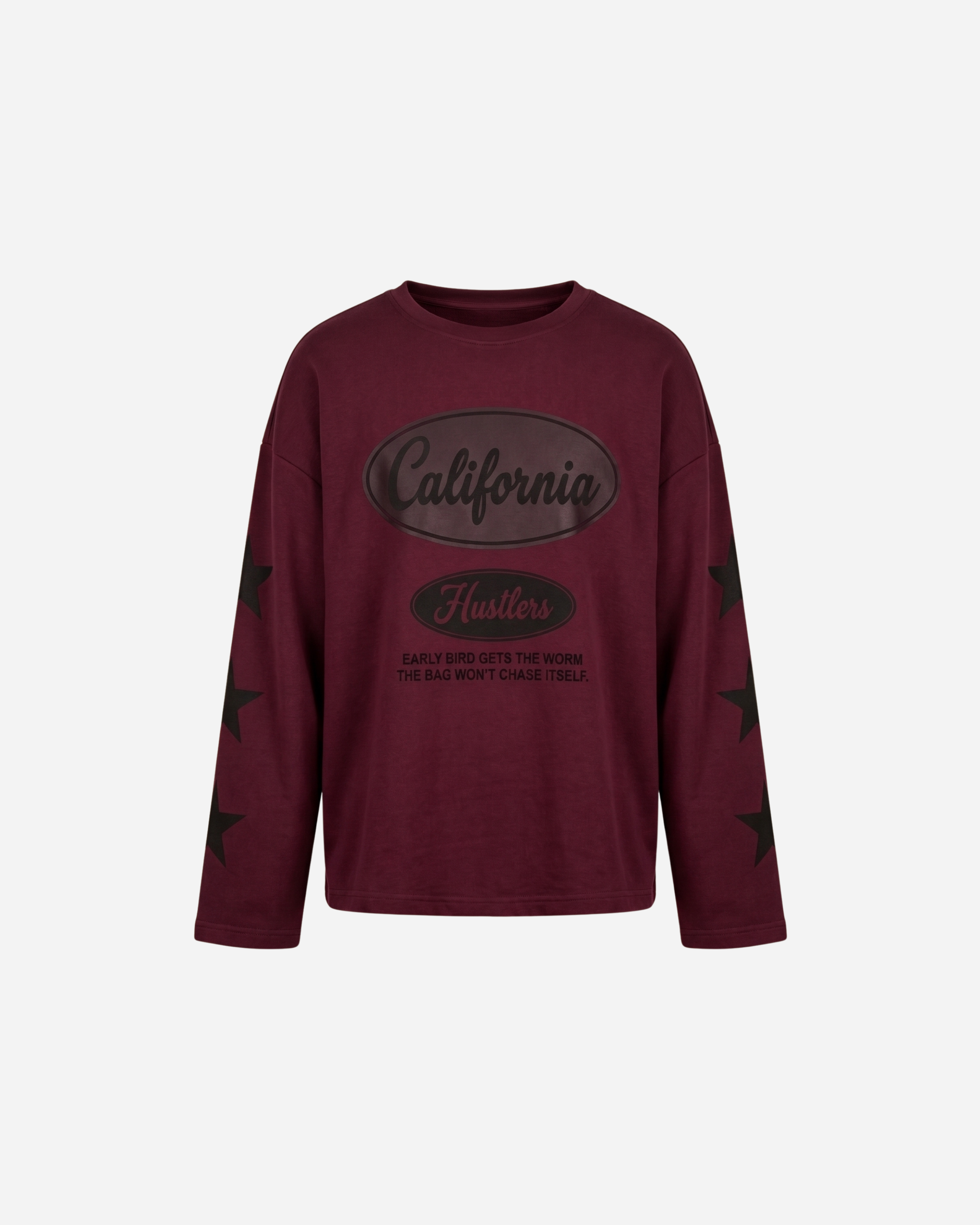 CALIFORNIA STAR SWEATER BURGUNDY