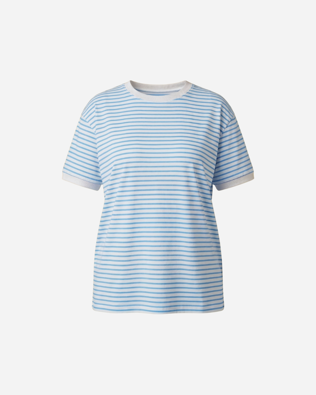 STREEPJES T-SHIRT BLAUW/WIT