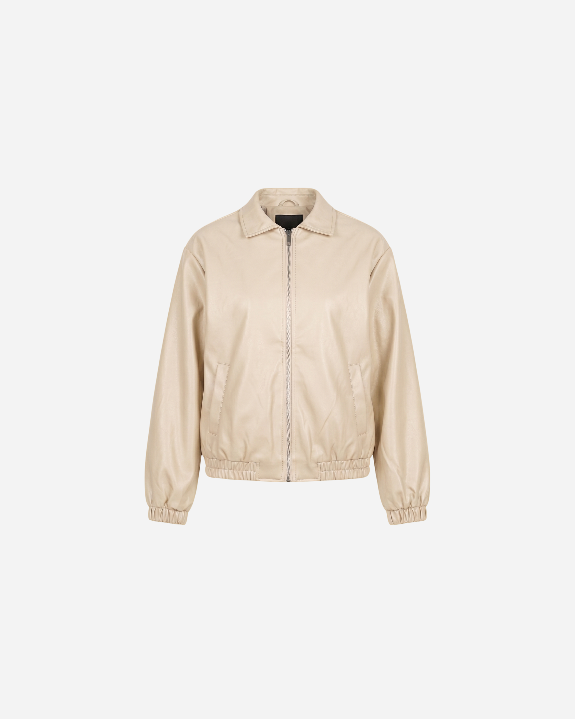 LEATHER LOOK BALLON JACKET - 2161