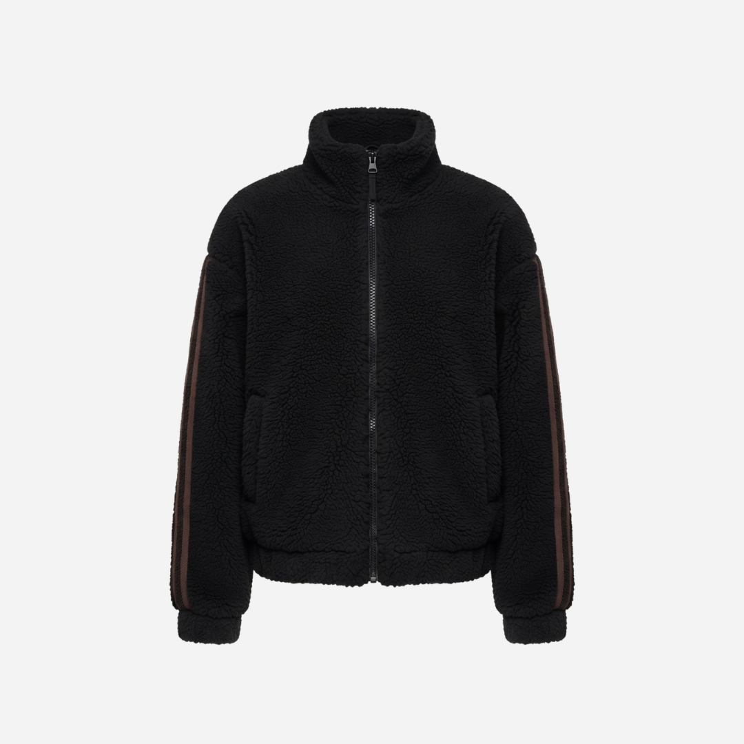 SPORTI STREEP TEDDY JAS/JACKET ZWART
