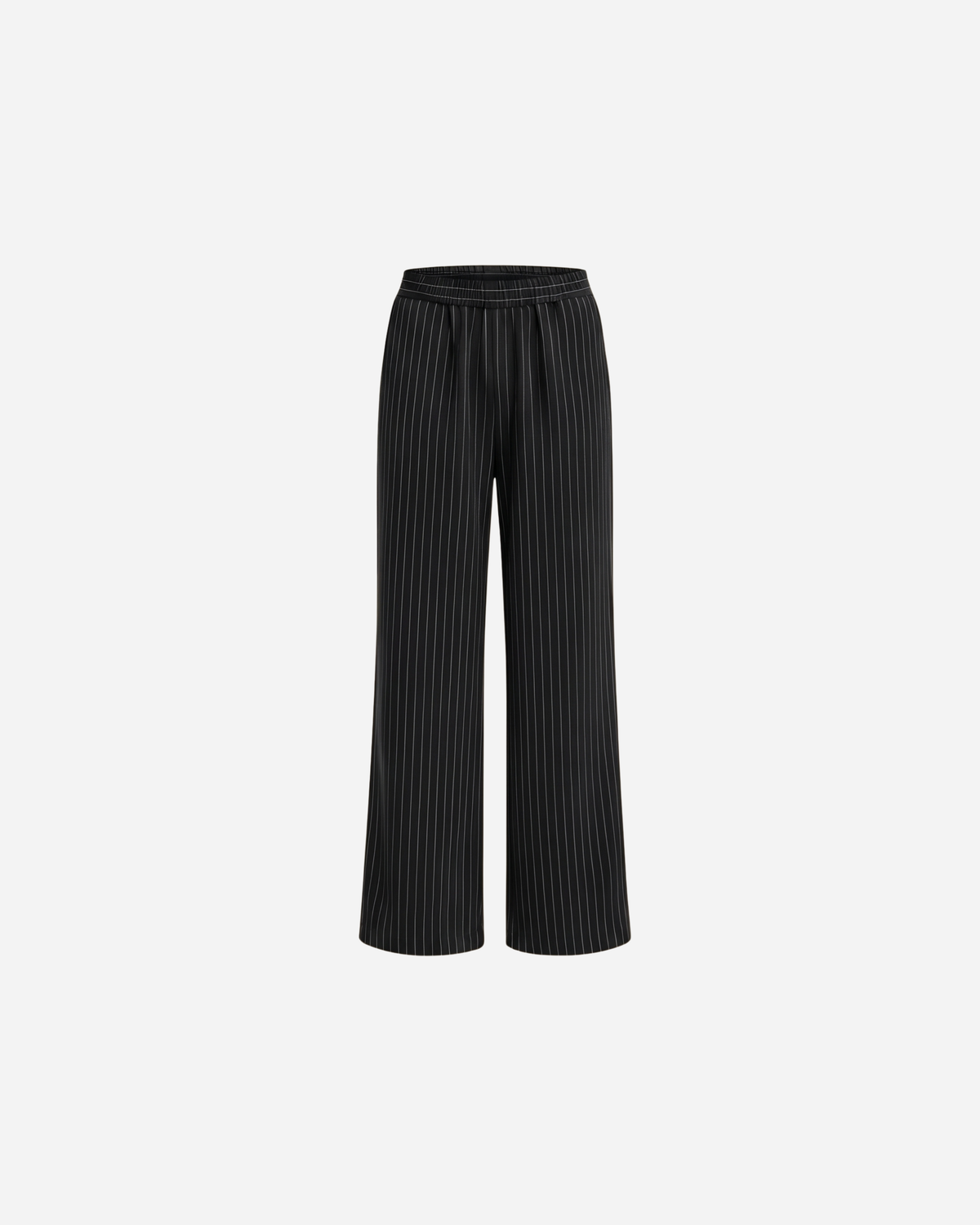 KRIJTSTREEP PANTALON ZWART