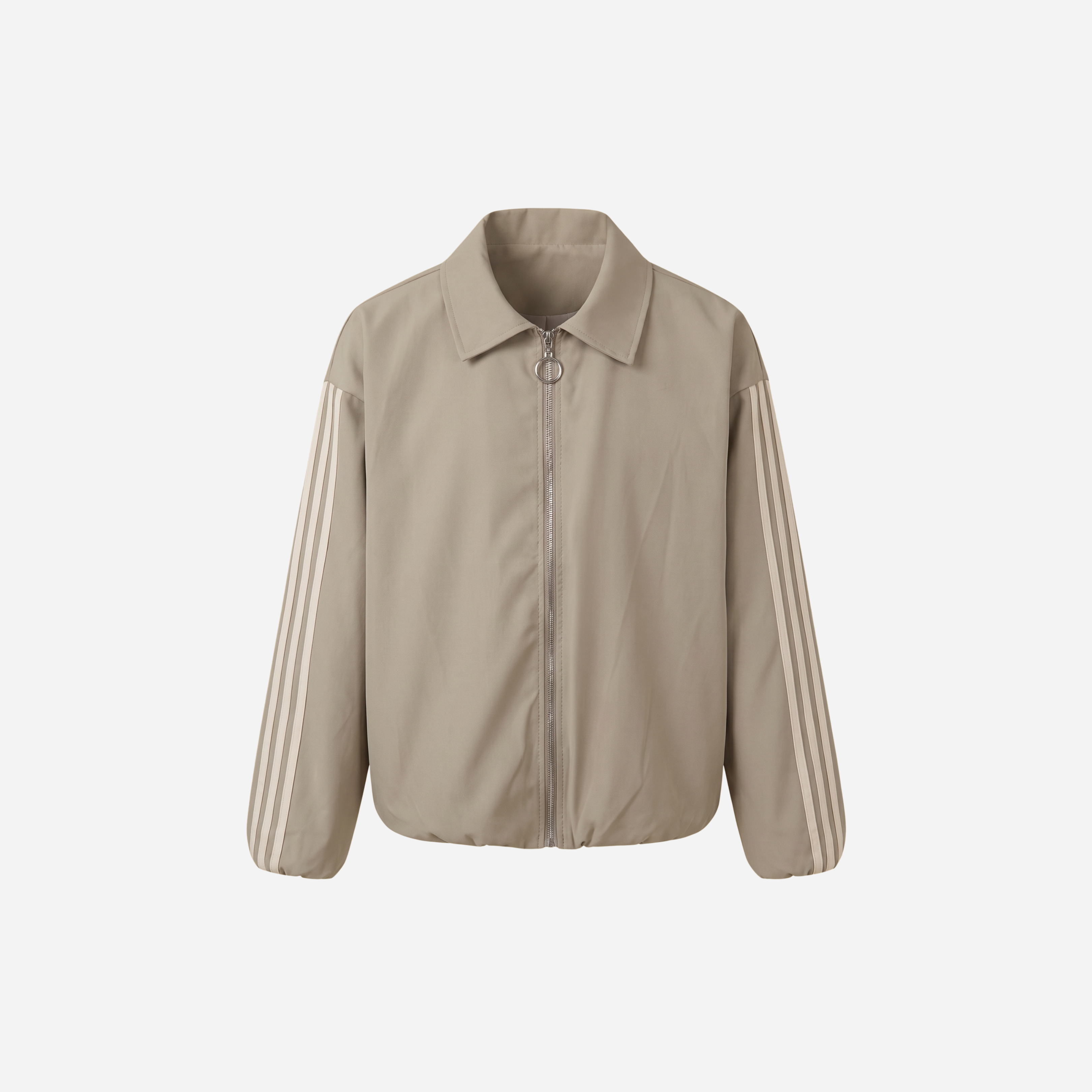 TRIPLE BEIGE STREEP WIND JACK TAUPE