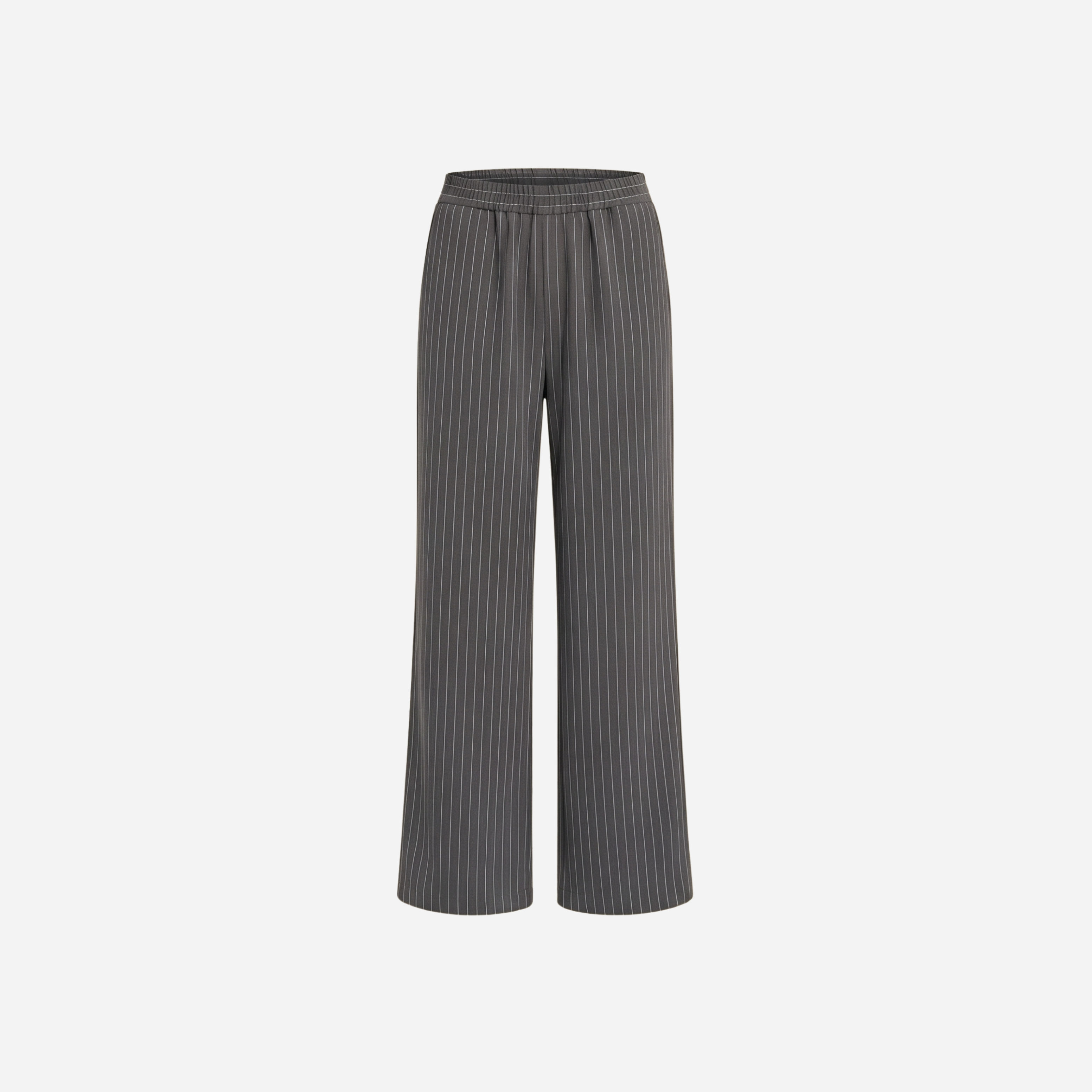 KRIJTSTREEP PANTALON GRIJS