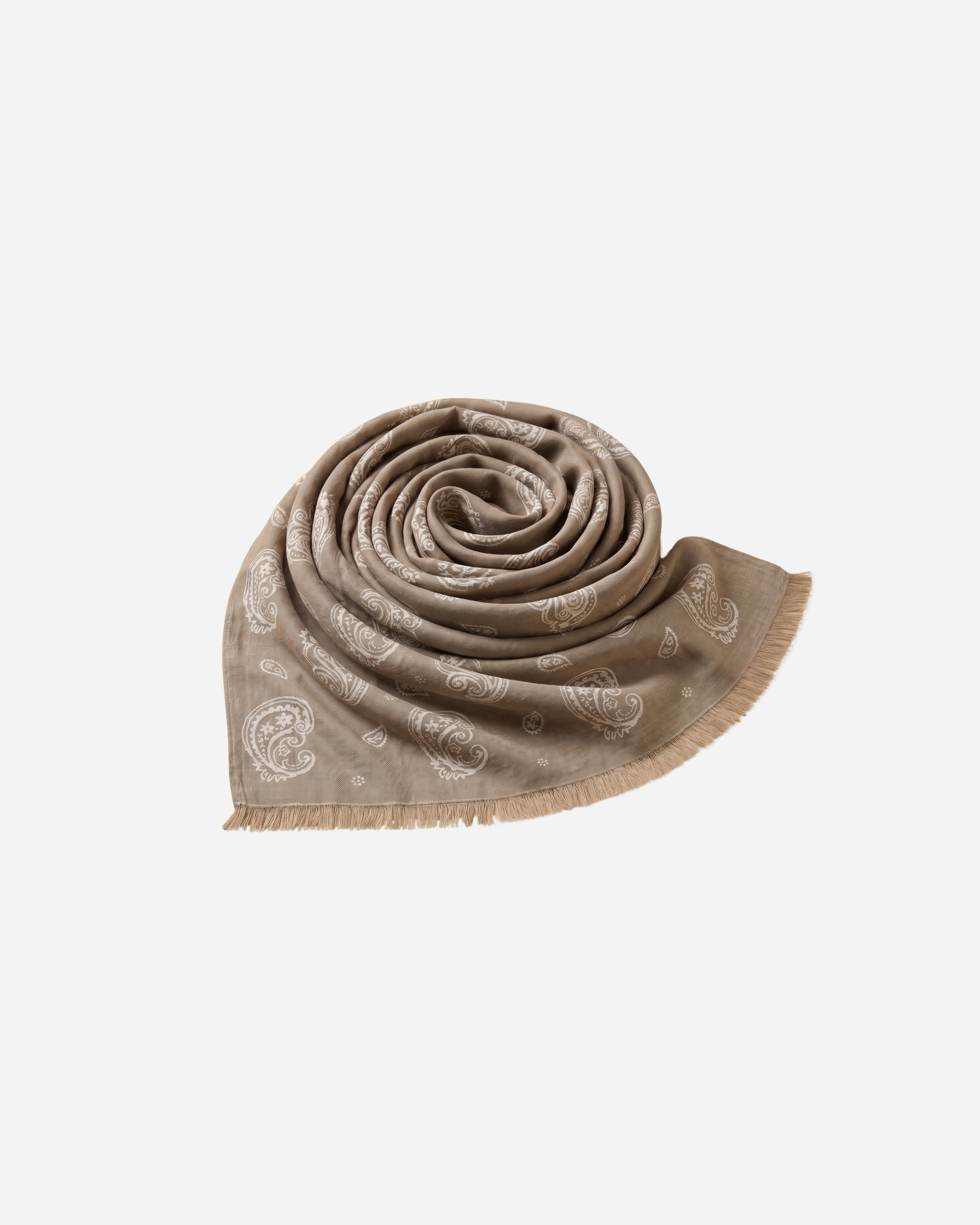 SJAAL MET PAISLEY PRINT BEIGE