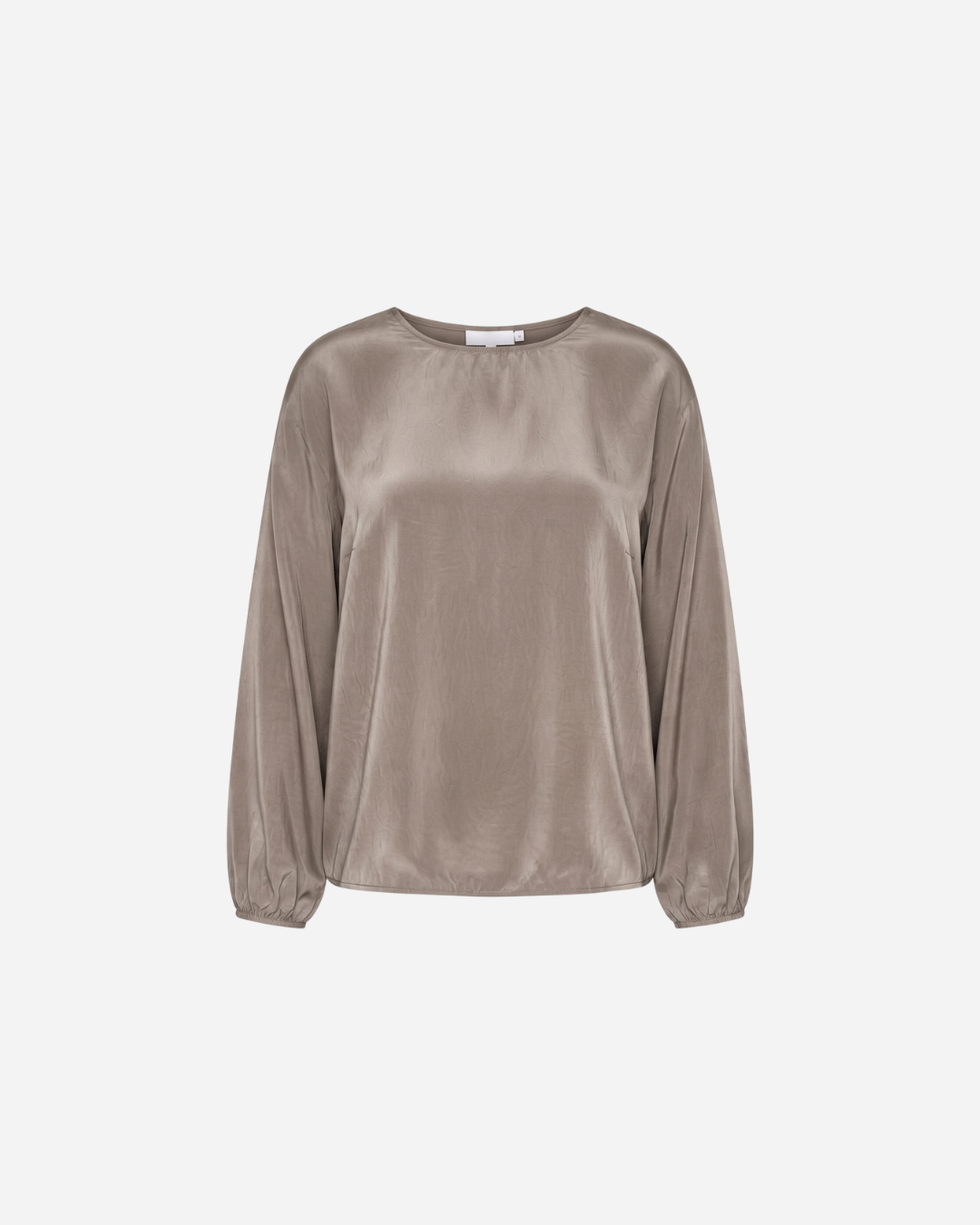 SILK LOOK TOP TAUPE