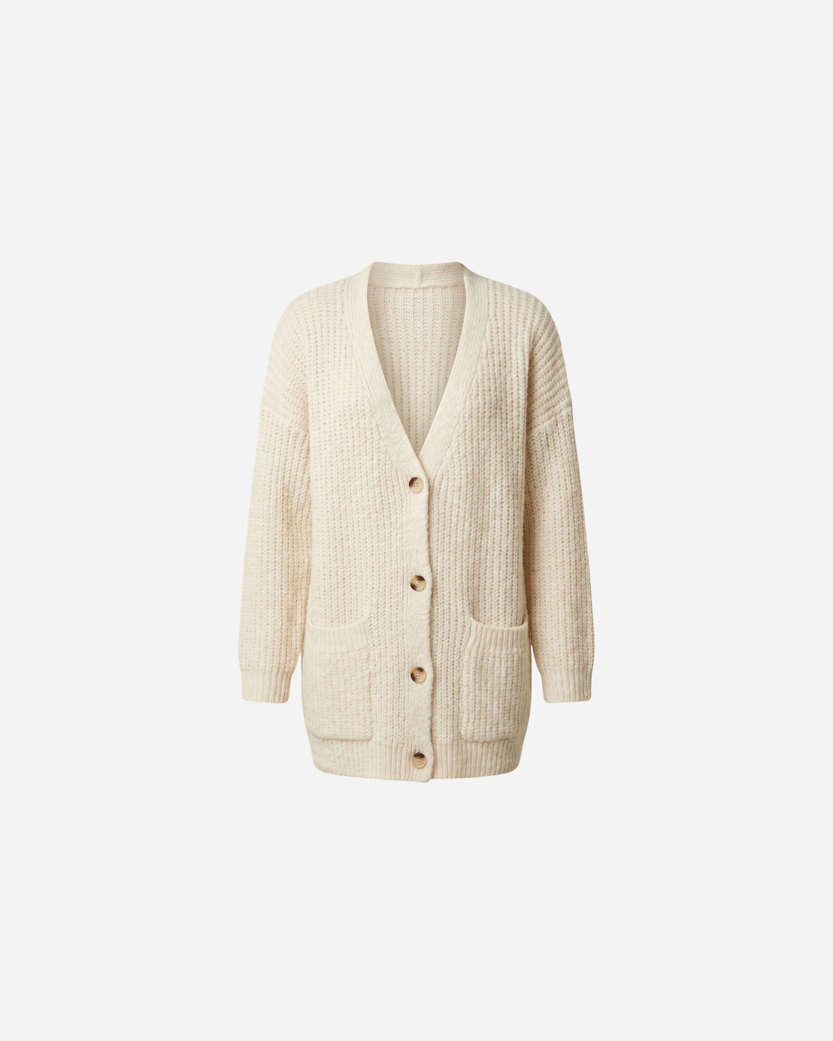 VEST MET ZAKKEN CREME