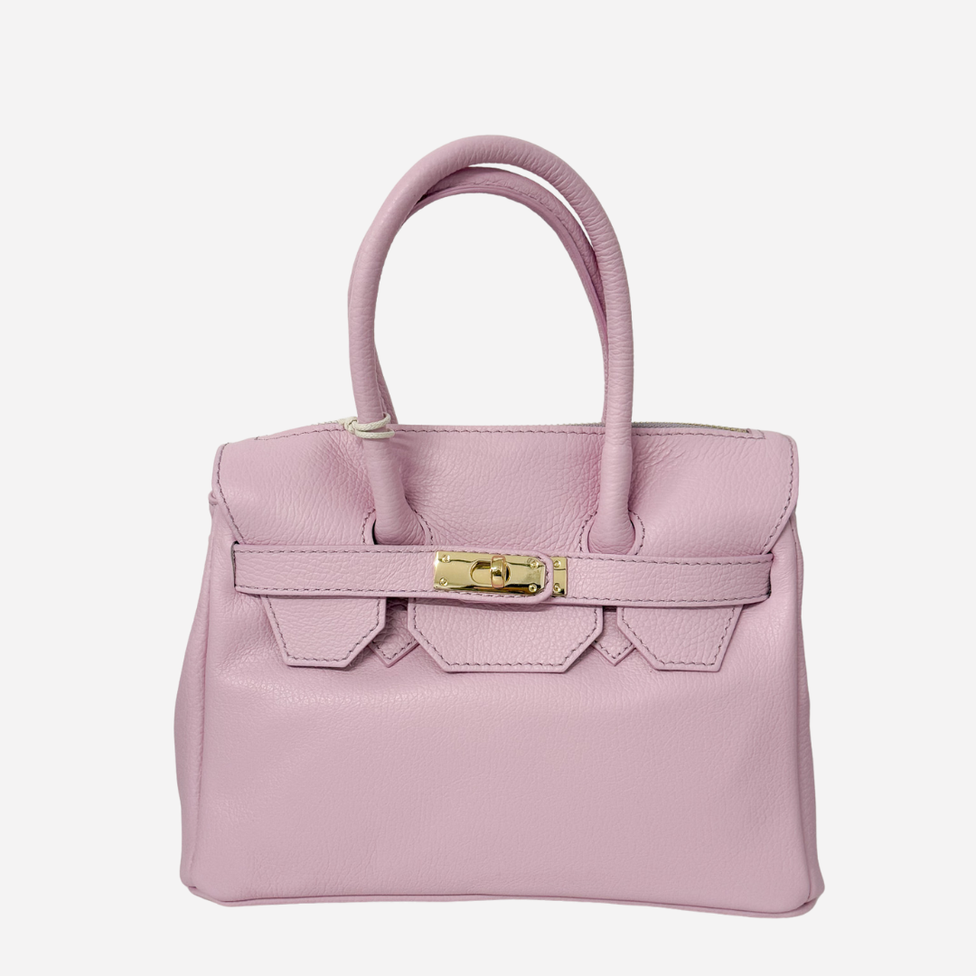 JUNE LEATHER BAG ROZE
