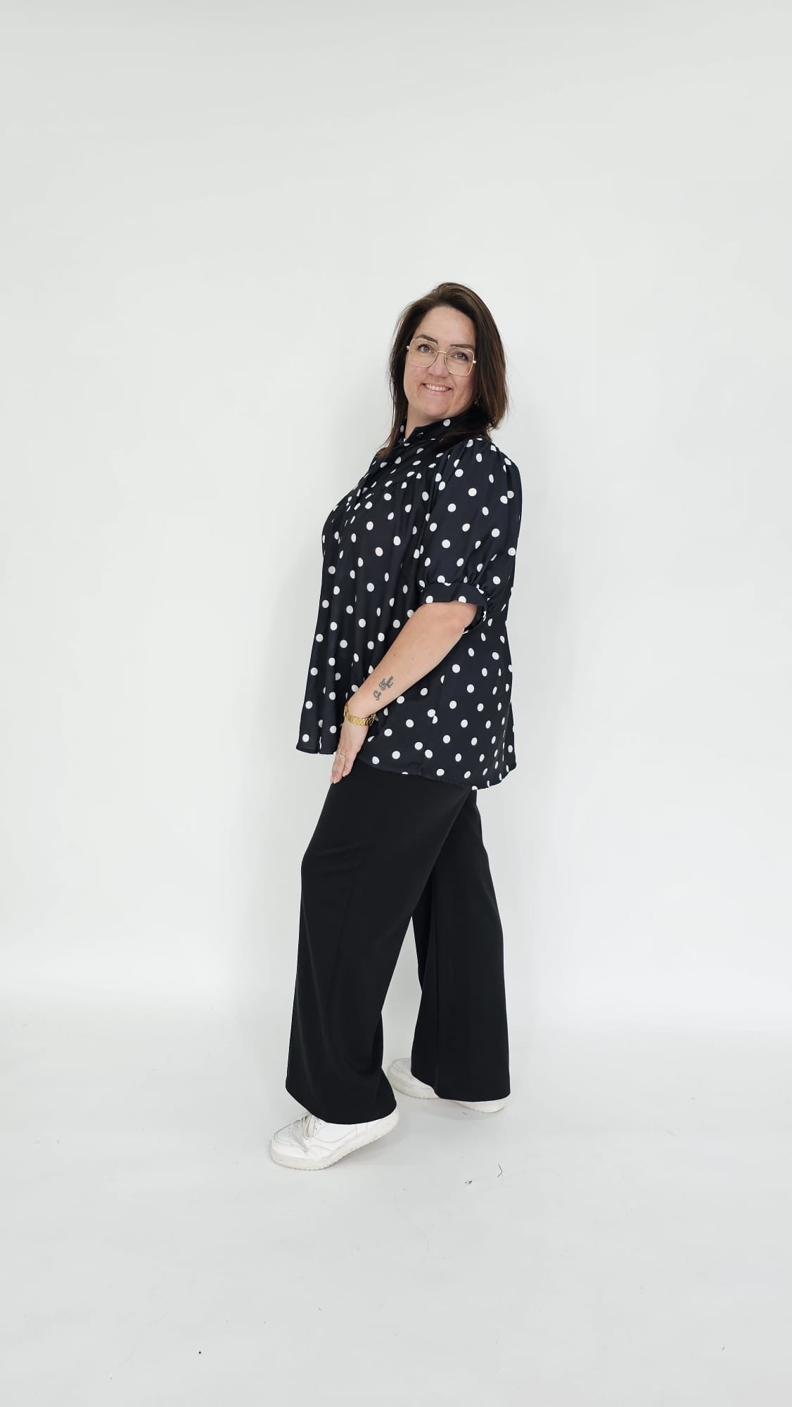 DOTS LISA BLOUSE - 2074