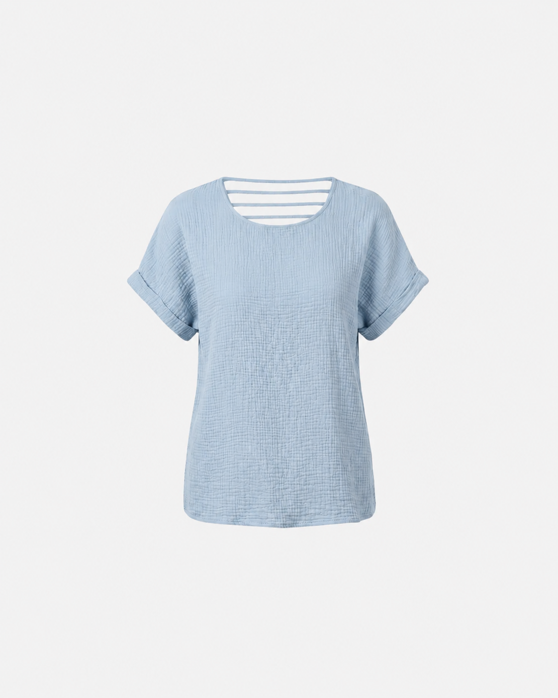 KATOENEN MOUSSELINE TOP - 2163