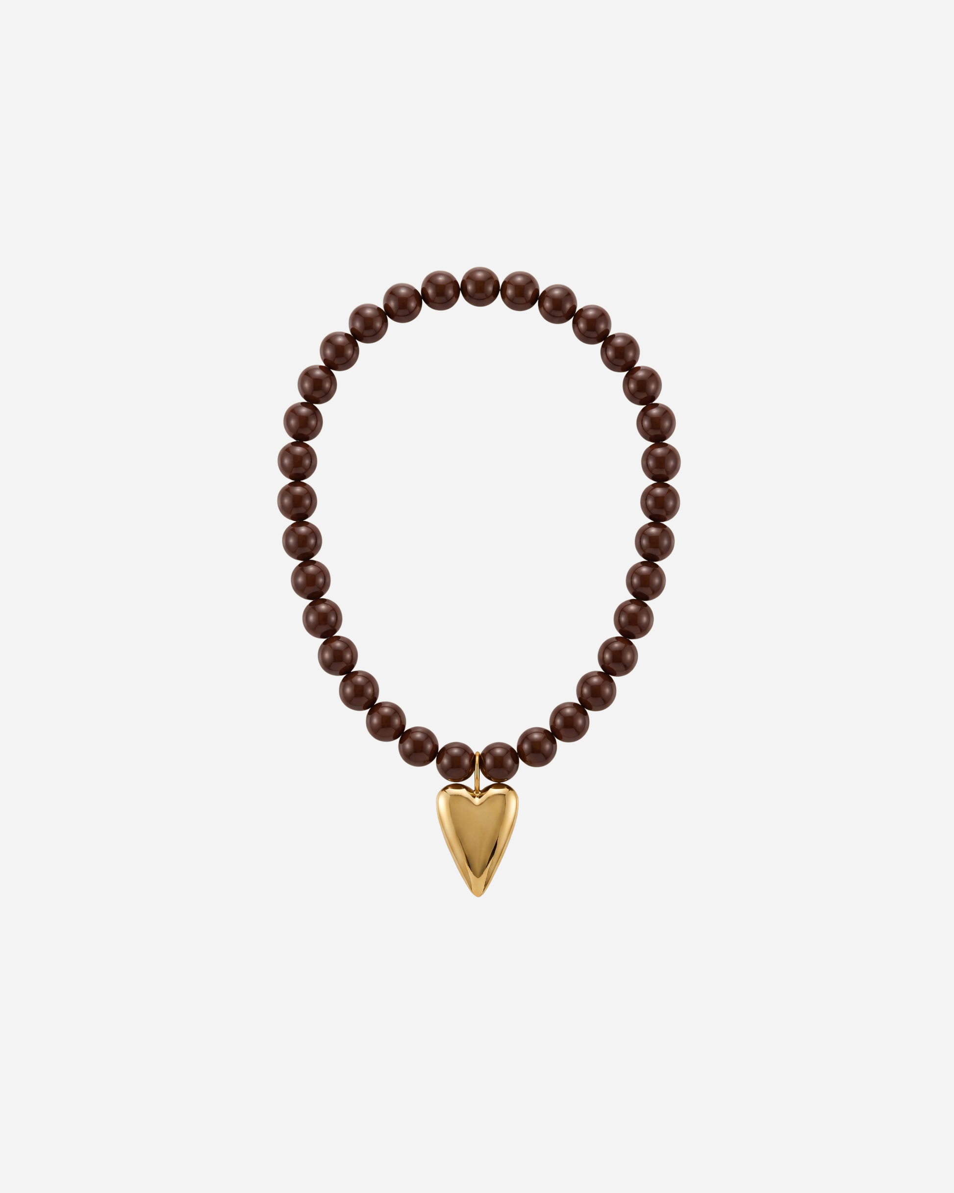 DIAMANT-HERZ-KETTE - GOLD
