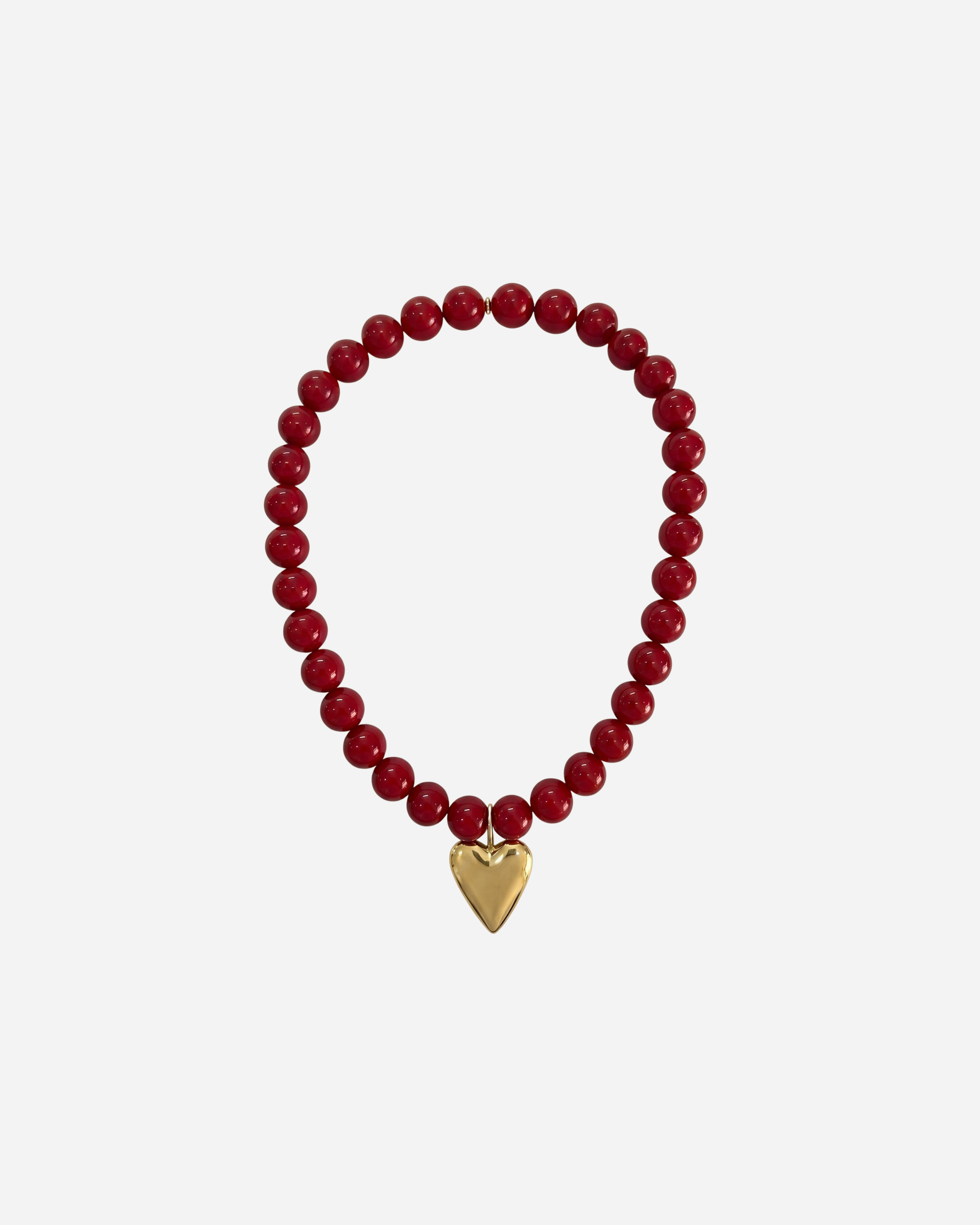 DIAMANT-HERZ-KETTE - GOLD
