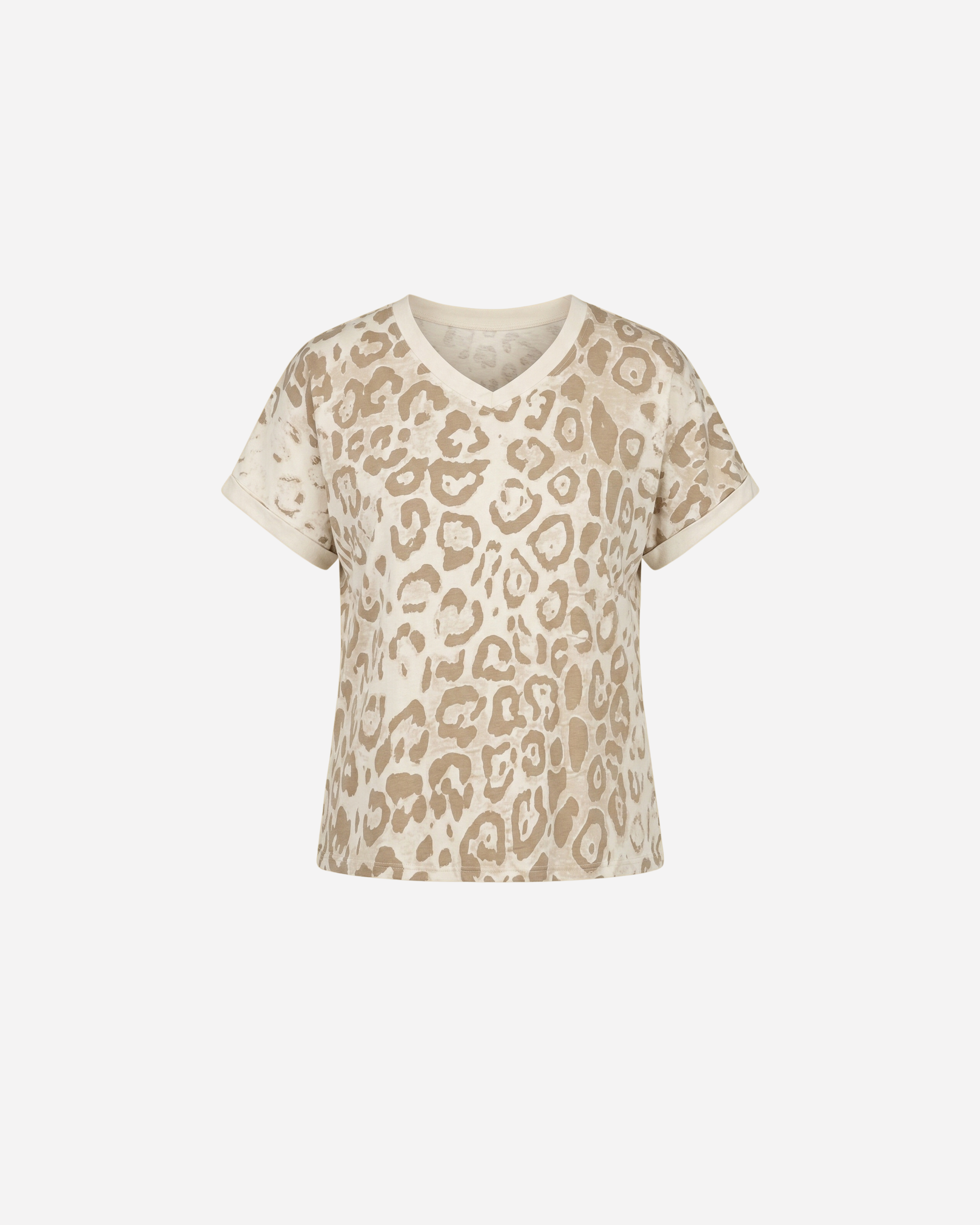 KATOENEN PANTER V-HALS TOP - 2029