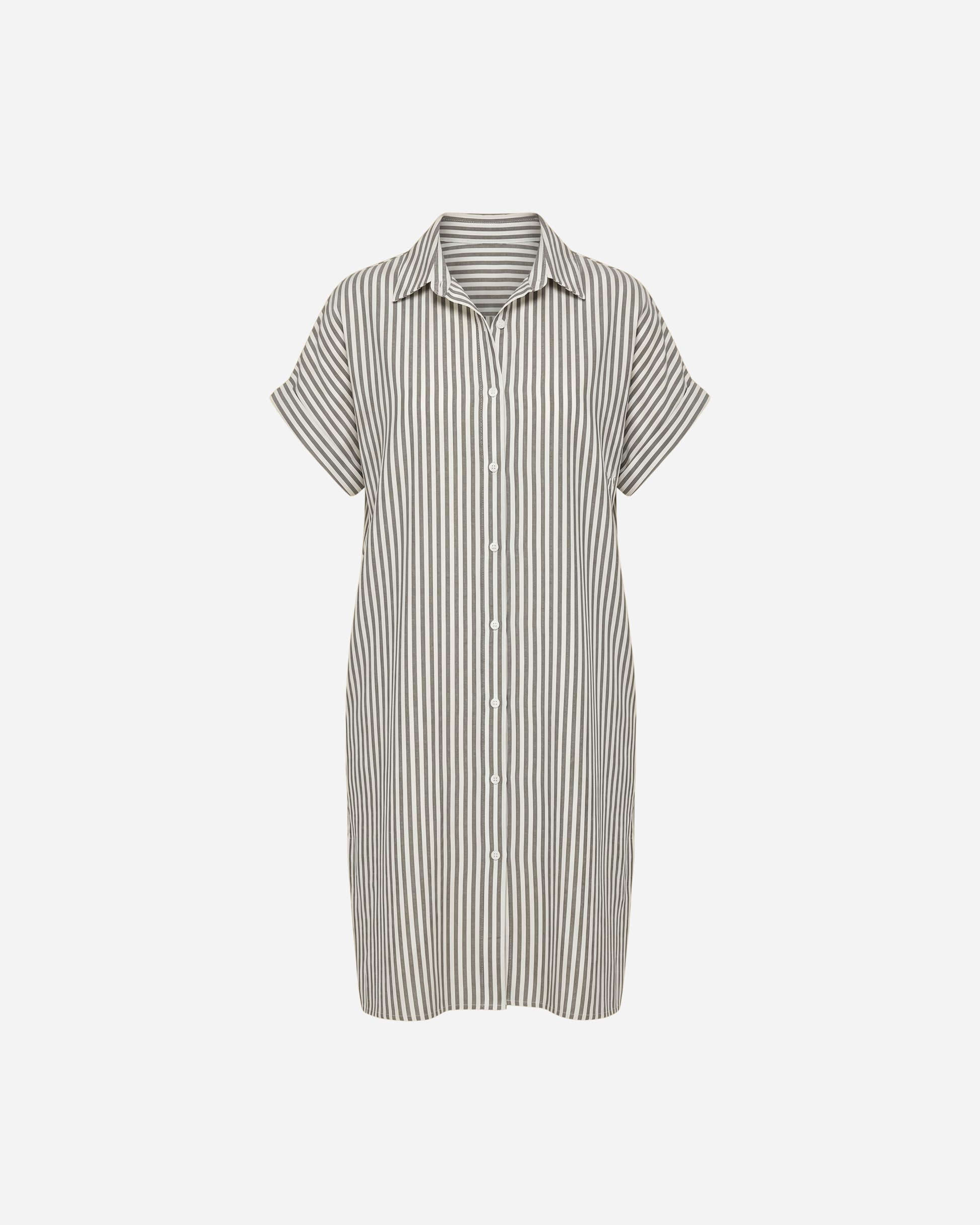 MOUSSELINE STREEP BLOUSE JURK - 2101