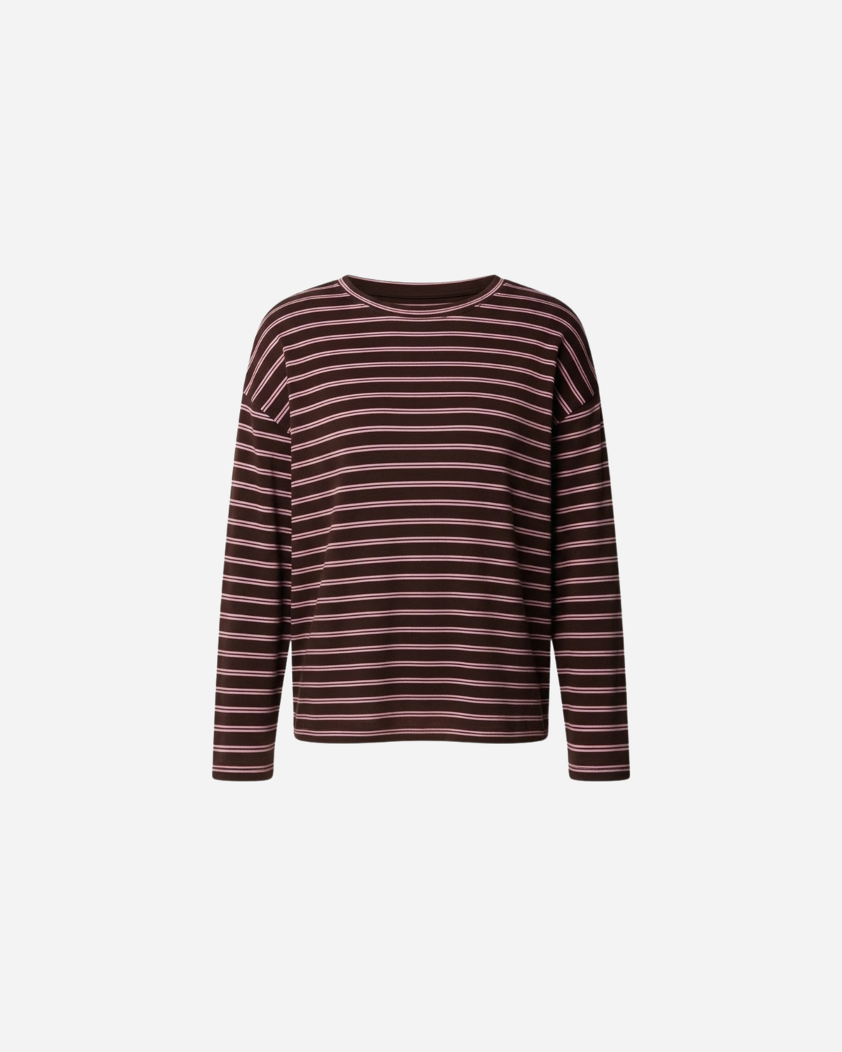 DUO STREEP TOP ESPRESSO/ROZE