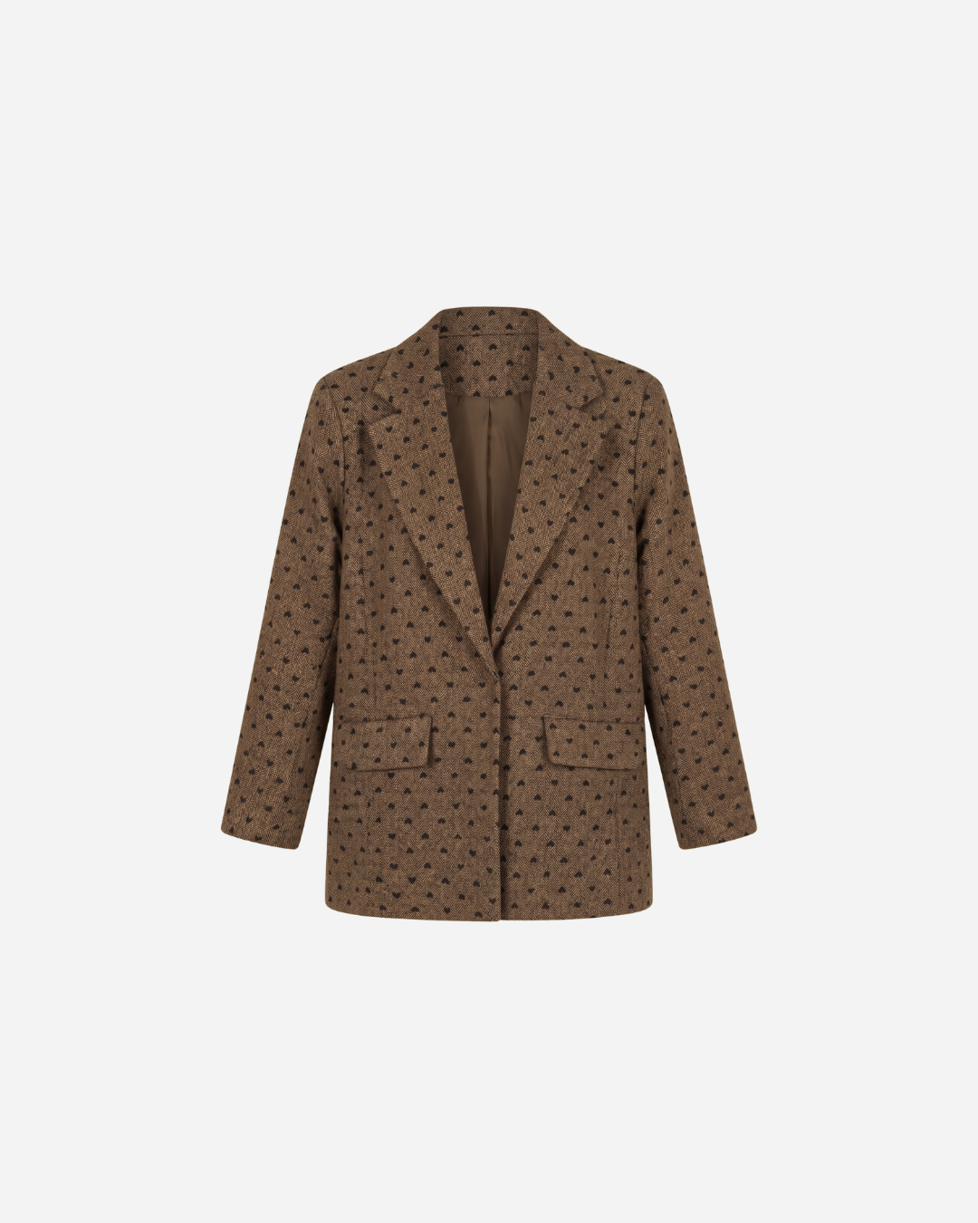 HARTJES VISGRAAT BLAZER ESPRESSO