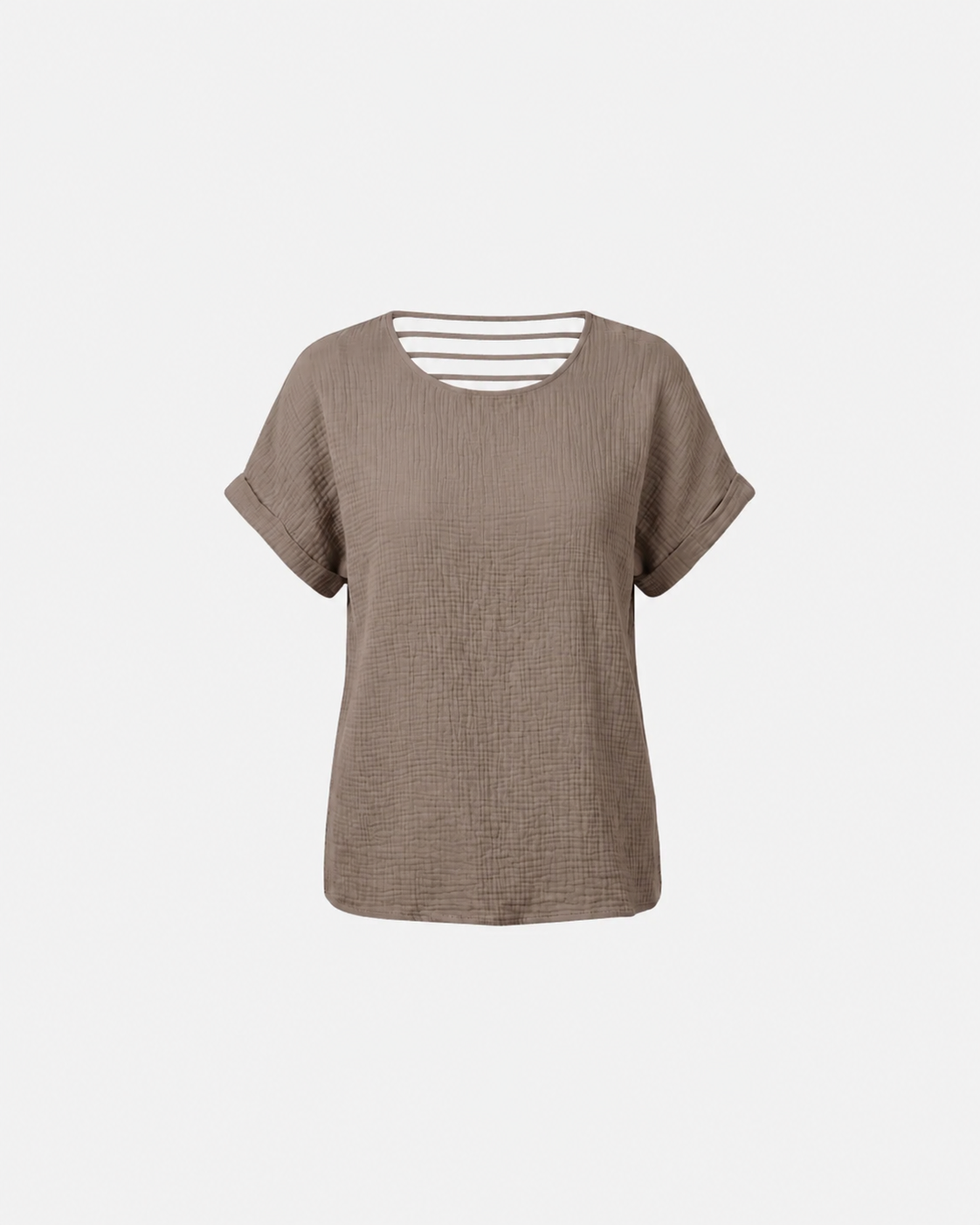 KATOENEN MOUSSELINE TOP - 2163