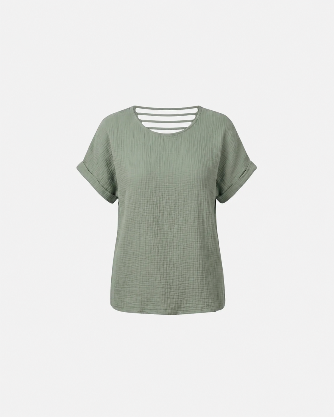 KATOENEN MOUSSELINE TOP - 2163