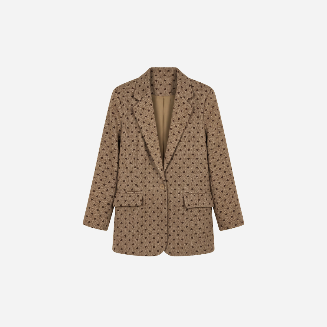 HARTJES VISGRAAT BLAZER TAUPE
