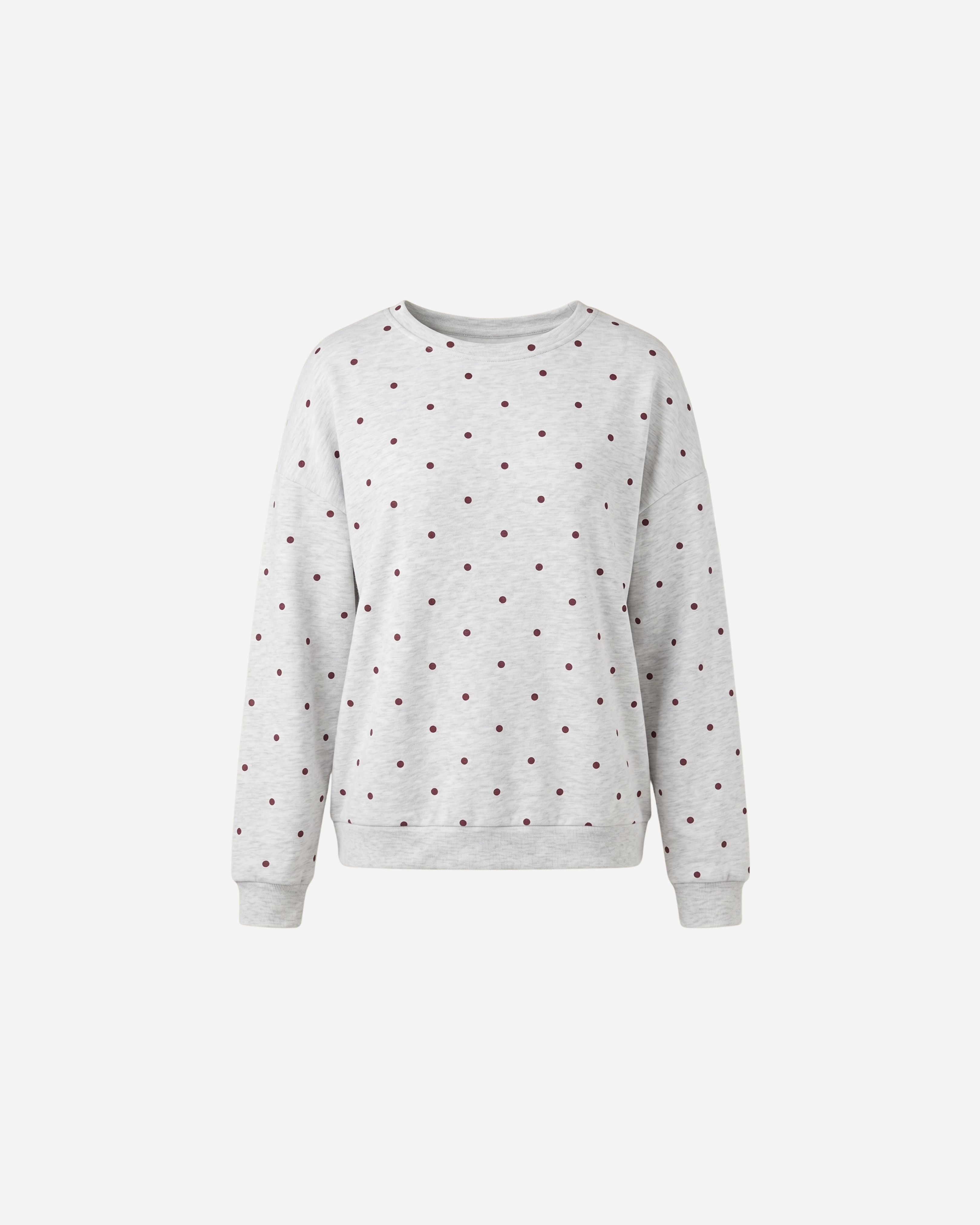 BISOUS DOTS SWEATER GRIJS