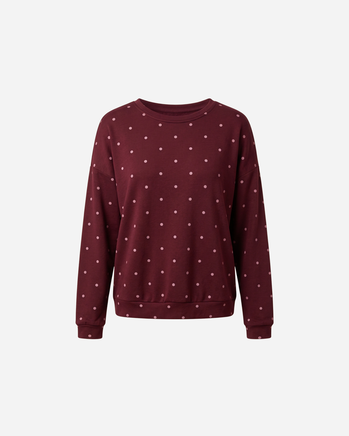 BISOUS DOTS SWEATER BORDEAUX