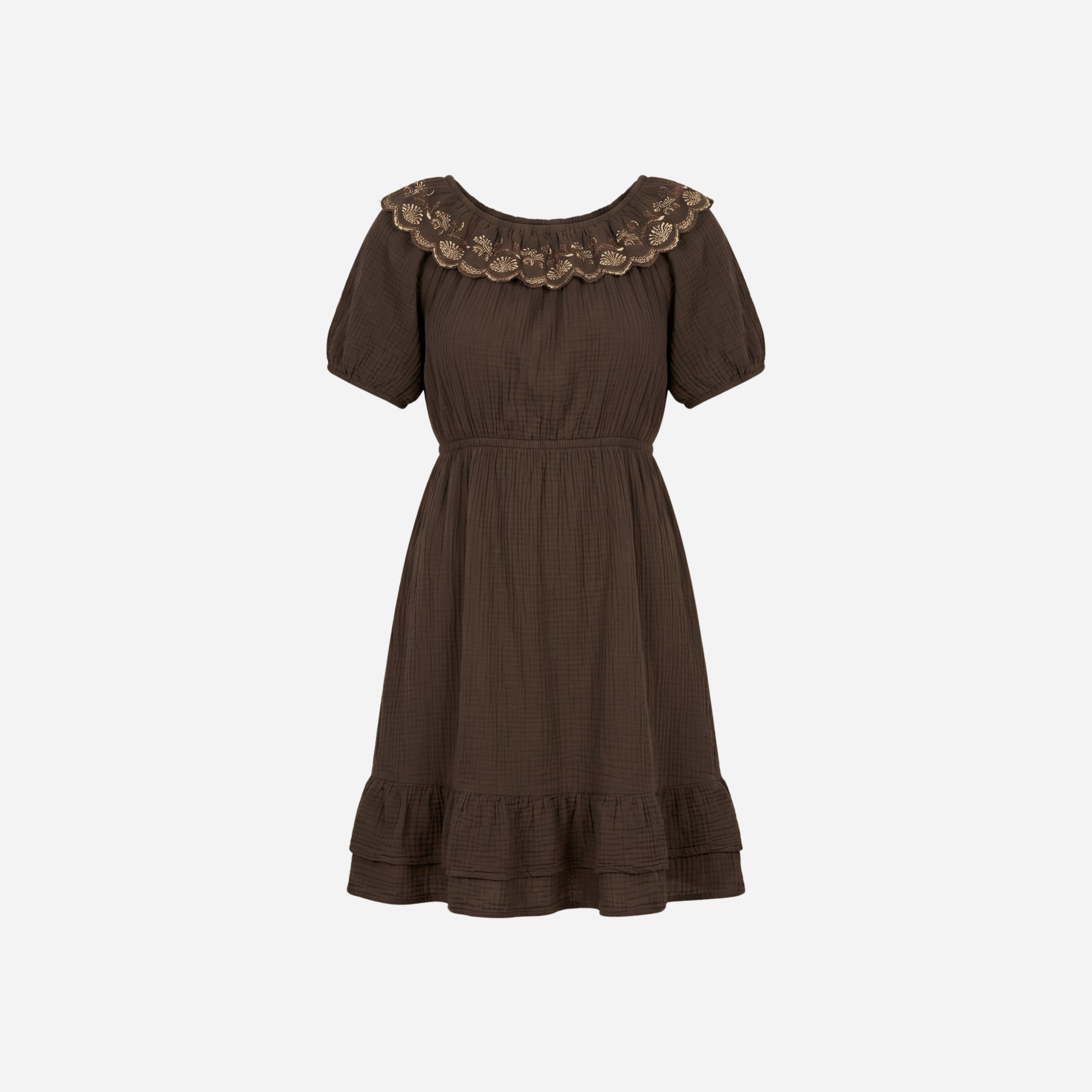 MOUSSELINE BRODERIE JURK - 2095