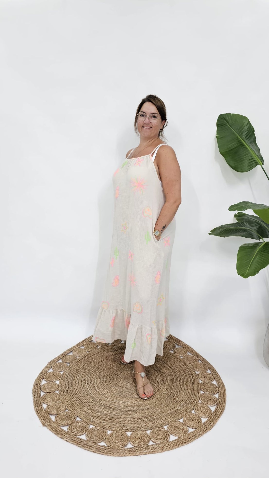 MOUSSELINE BEACH DRESS - 2146