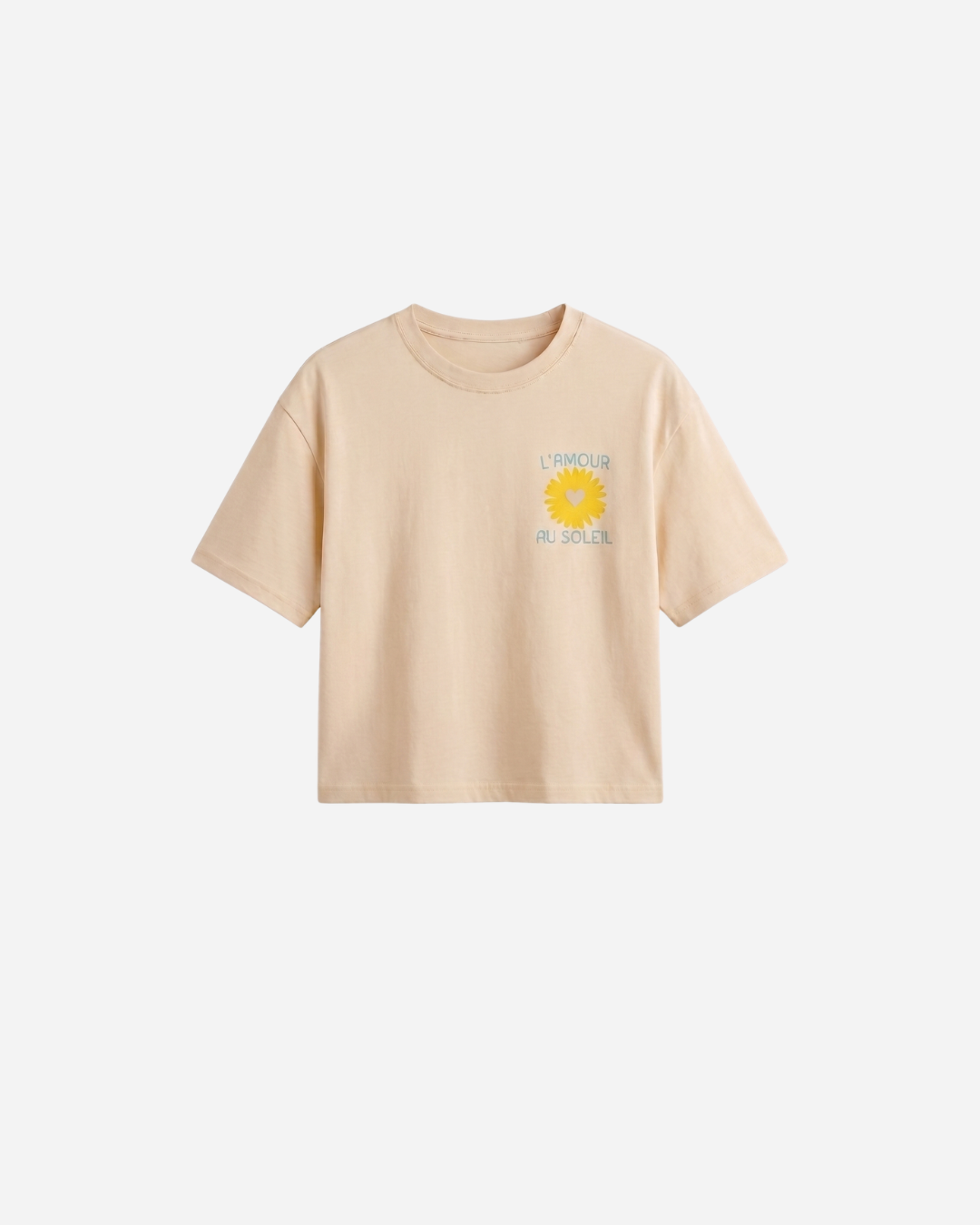 L'AMOUR AU SOLEIL T-SHIRT BEIGE