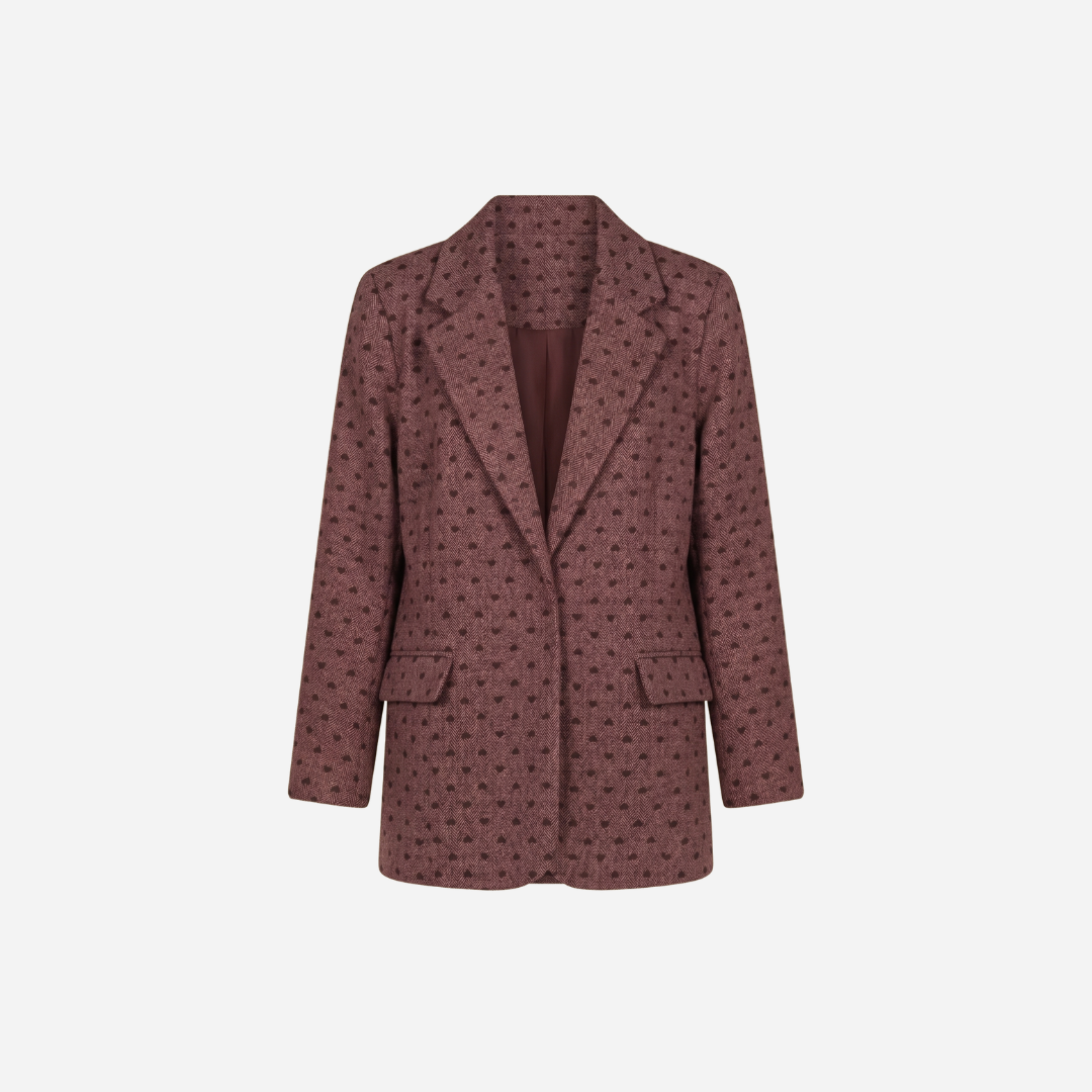 HARTJES VISGRAAT BLAZER BURGUNDY