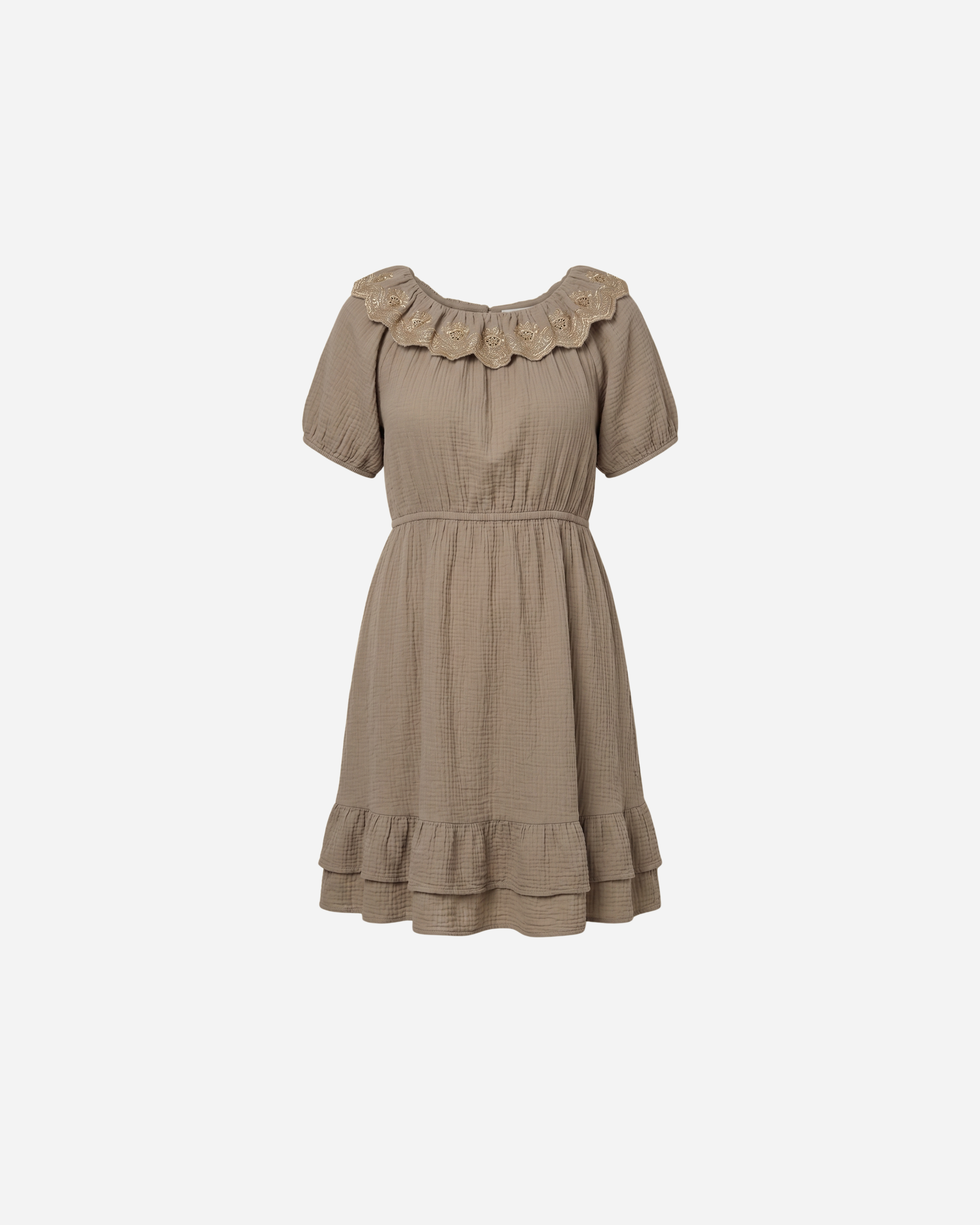 MOUSSELINE BRODERIE JURK - 2095
